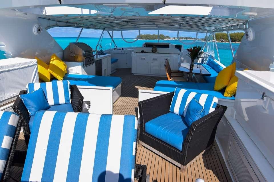 inside of a plane aboard ISLAND VIBES Yacht for Charter