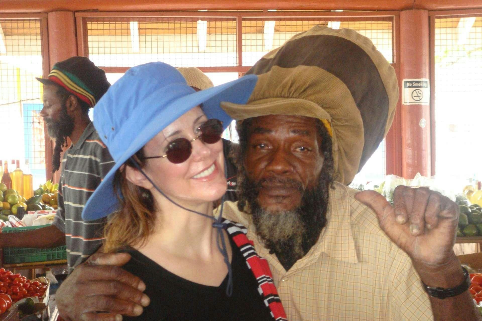 a man and woman posing for a picture aboard ANAHITA Yacht for Charter