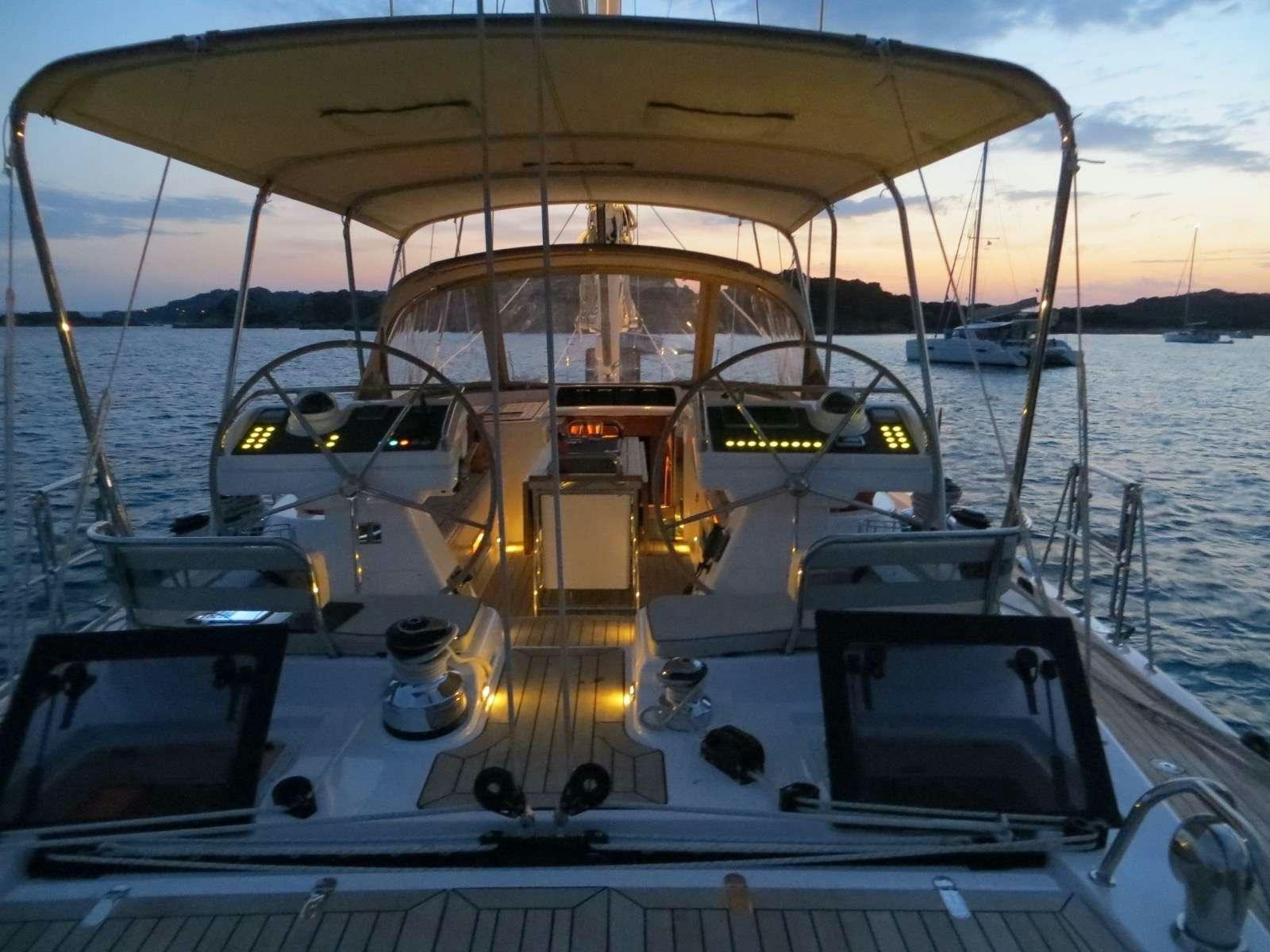 a boat on the water aboard SPIRIT Yacht for Charter