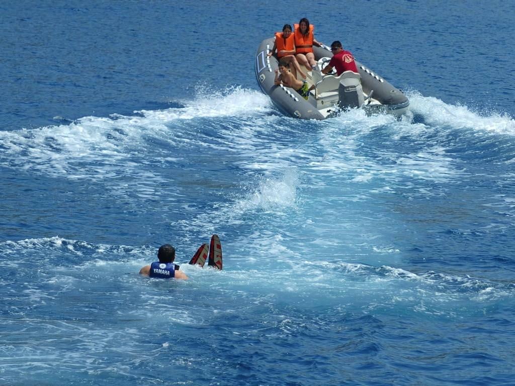 a boat with people in it aboard KAPTAN MEHMET BUGRA Yacht for Charter