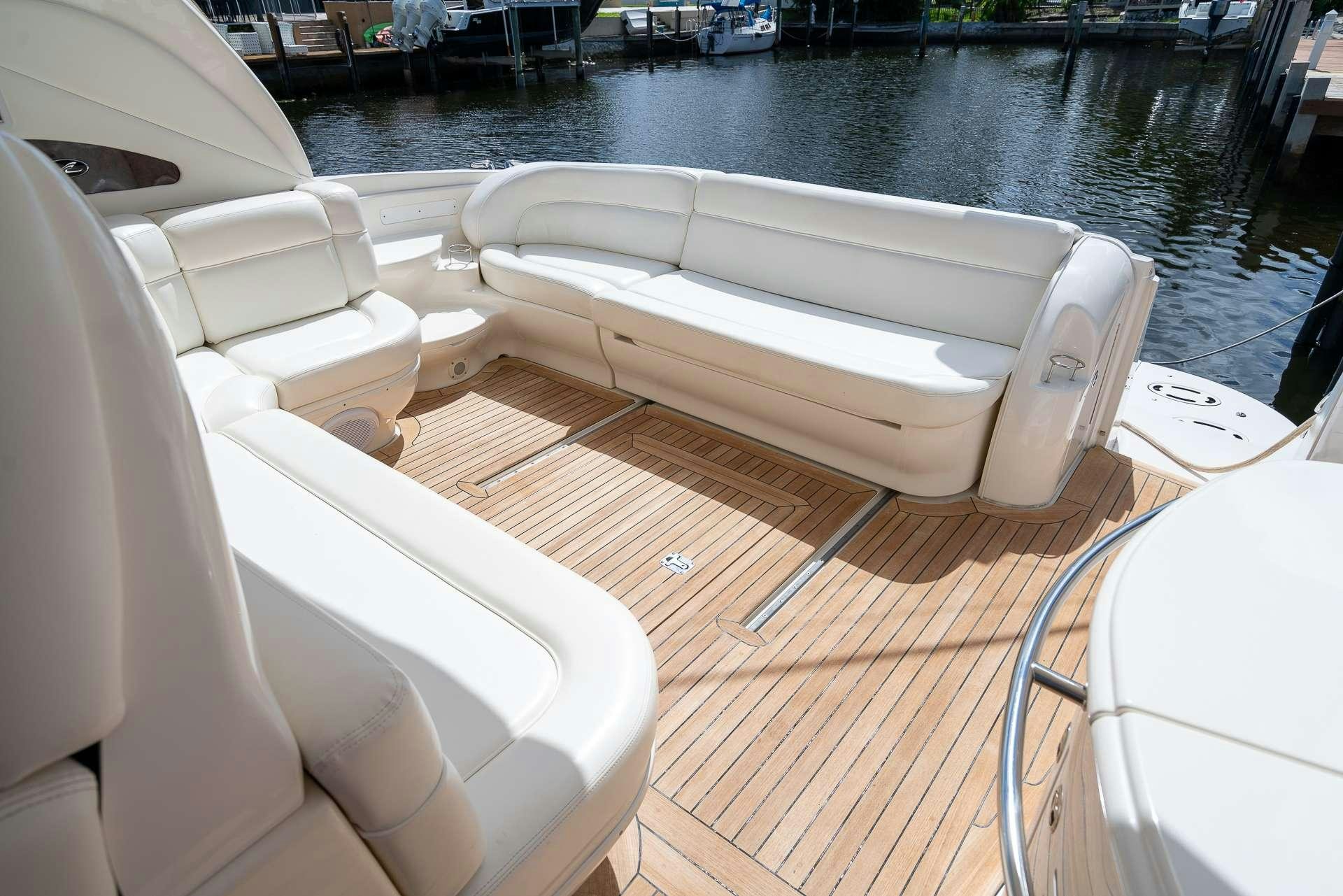 a boat on the water aboard XOXO Yacht for Charter