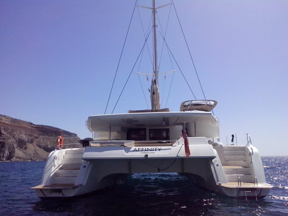 a boat in the water aboard ALIVE Yacht for Charter
