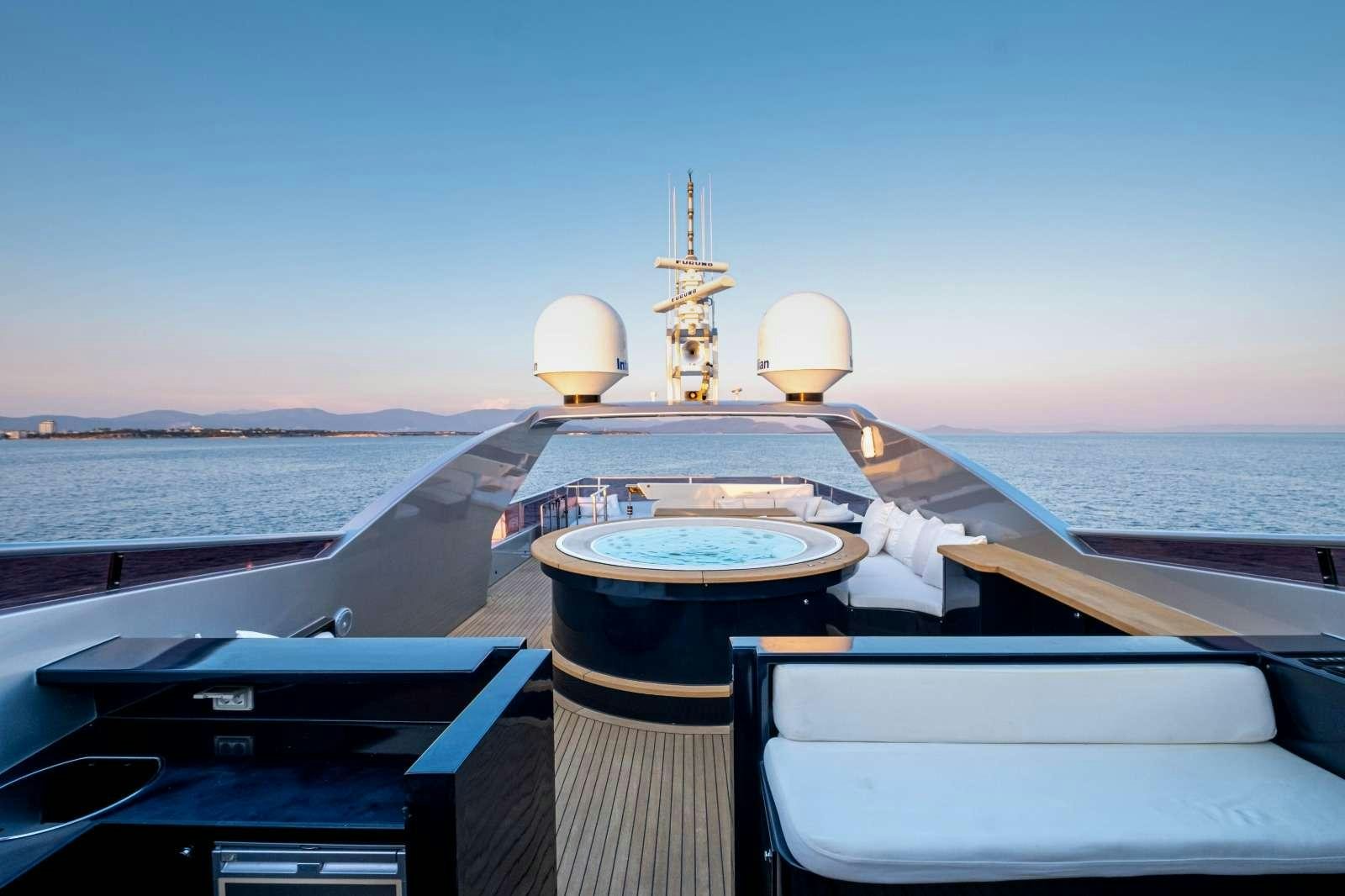 a boat on the water aboard HARUN Yacht for Charter