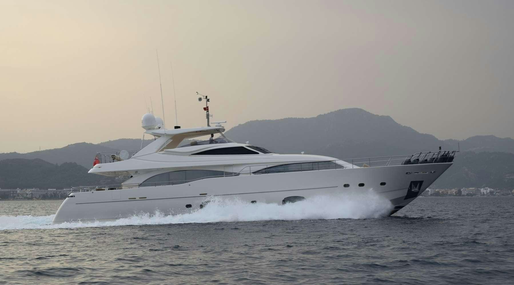 a boat on the water aboard SEA LION II Yacht for Charter