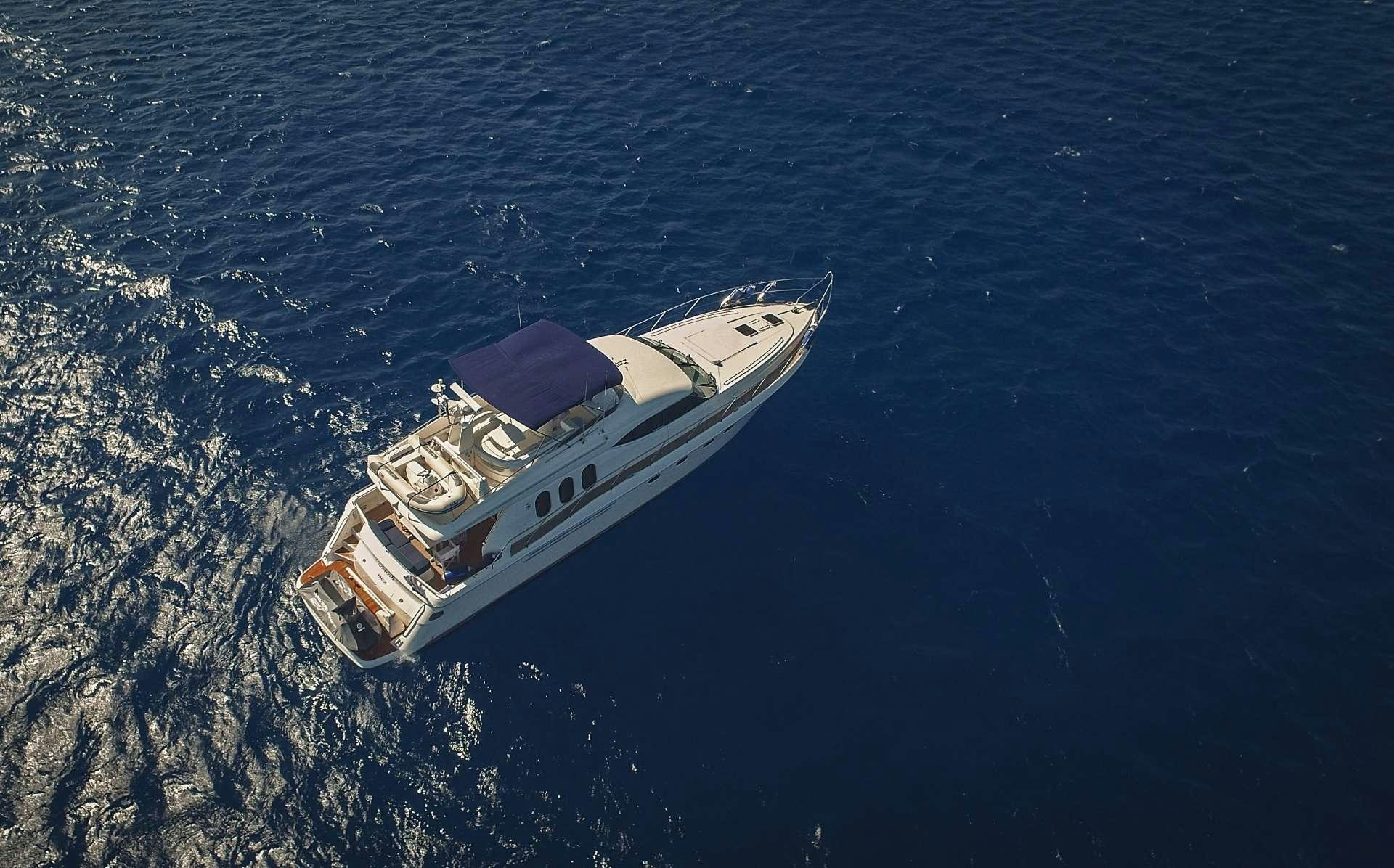 a boat in the water aboard VENALI Yacht for Charter