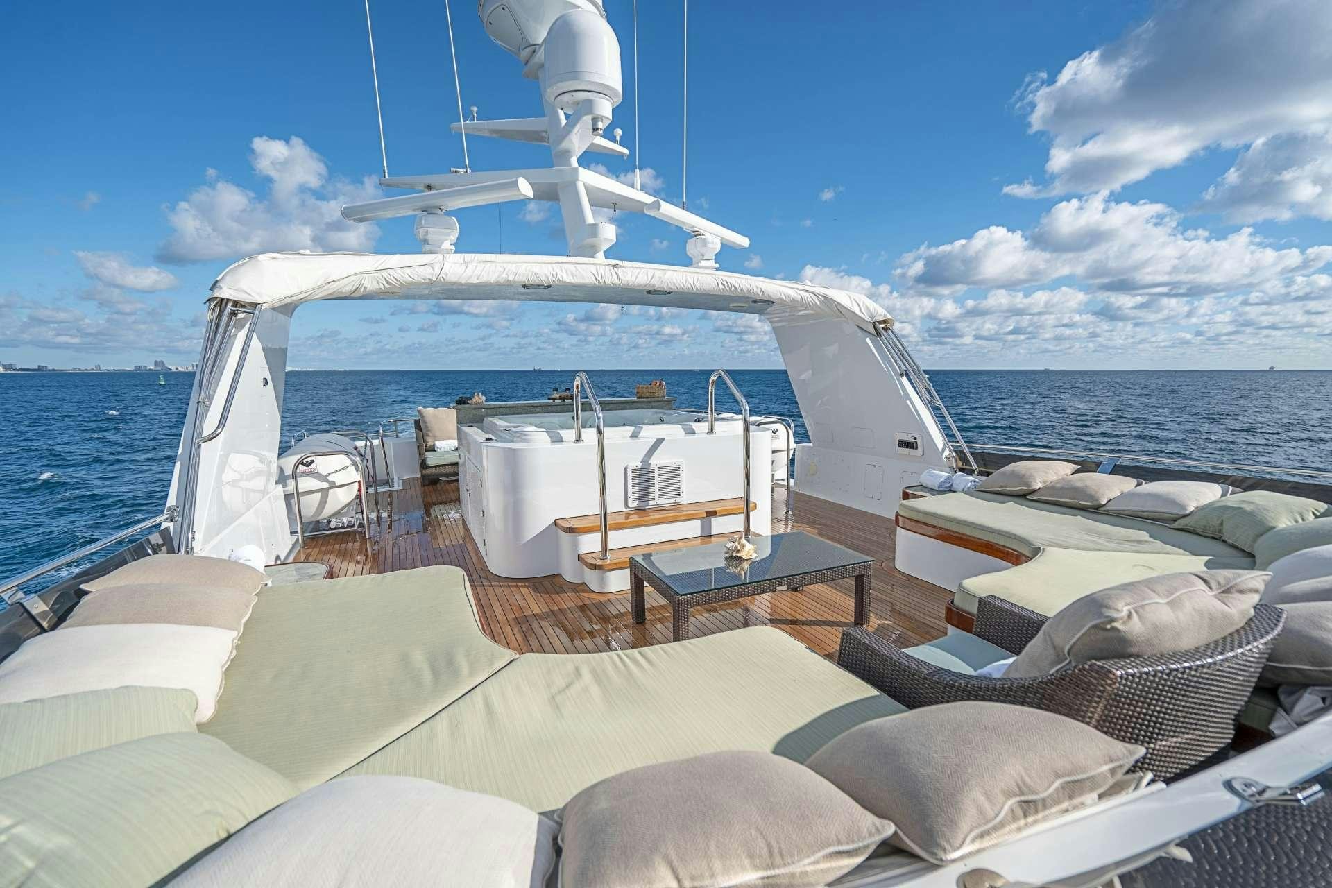 a boat on the water aboard CHERISH Yacht for Charter