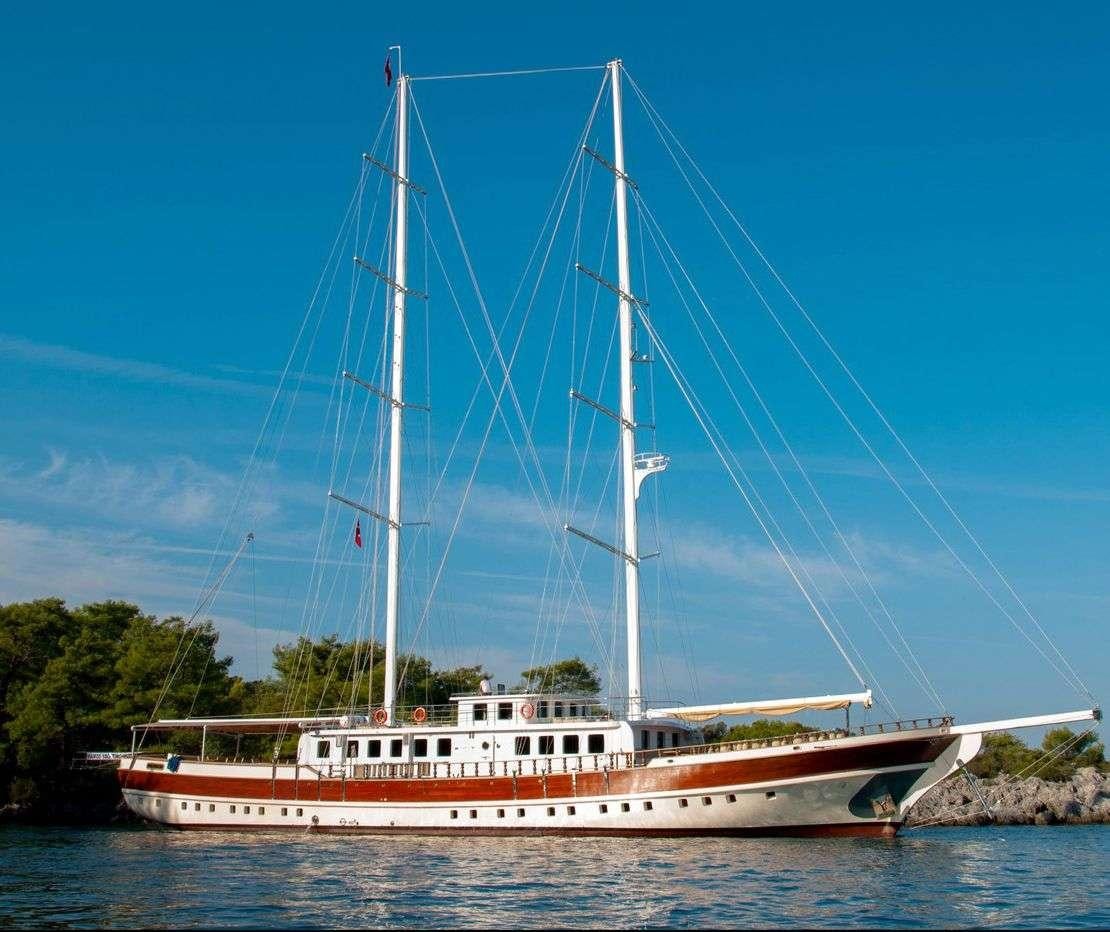 a boat on the water aboard TERSANE 8 Yacht for Charter