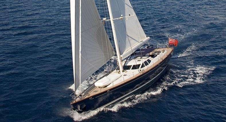 a sailboat on the water aboard MARGARET ANN Yacht for Charter