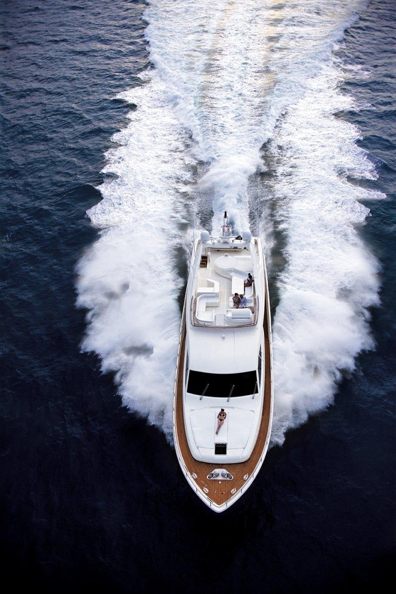 a boat in the water aboard DAY OFF Yacht for Charter