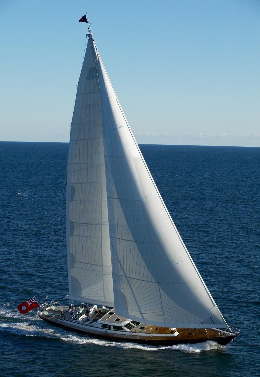 a sailboat on the water aboard WHISPER Yacht for Charter