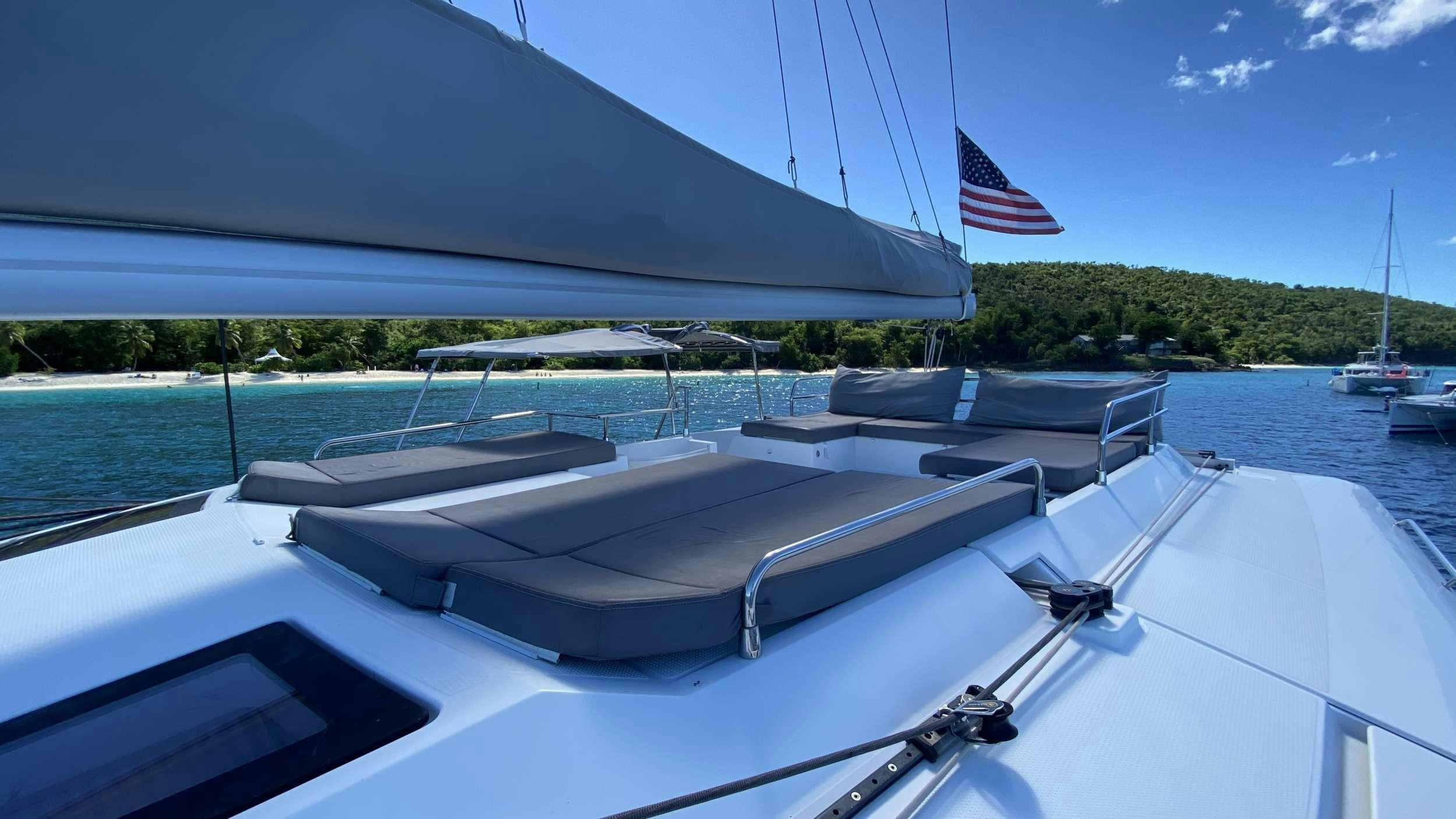 a boat on the water aboard KATRINA Yacht for Charter