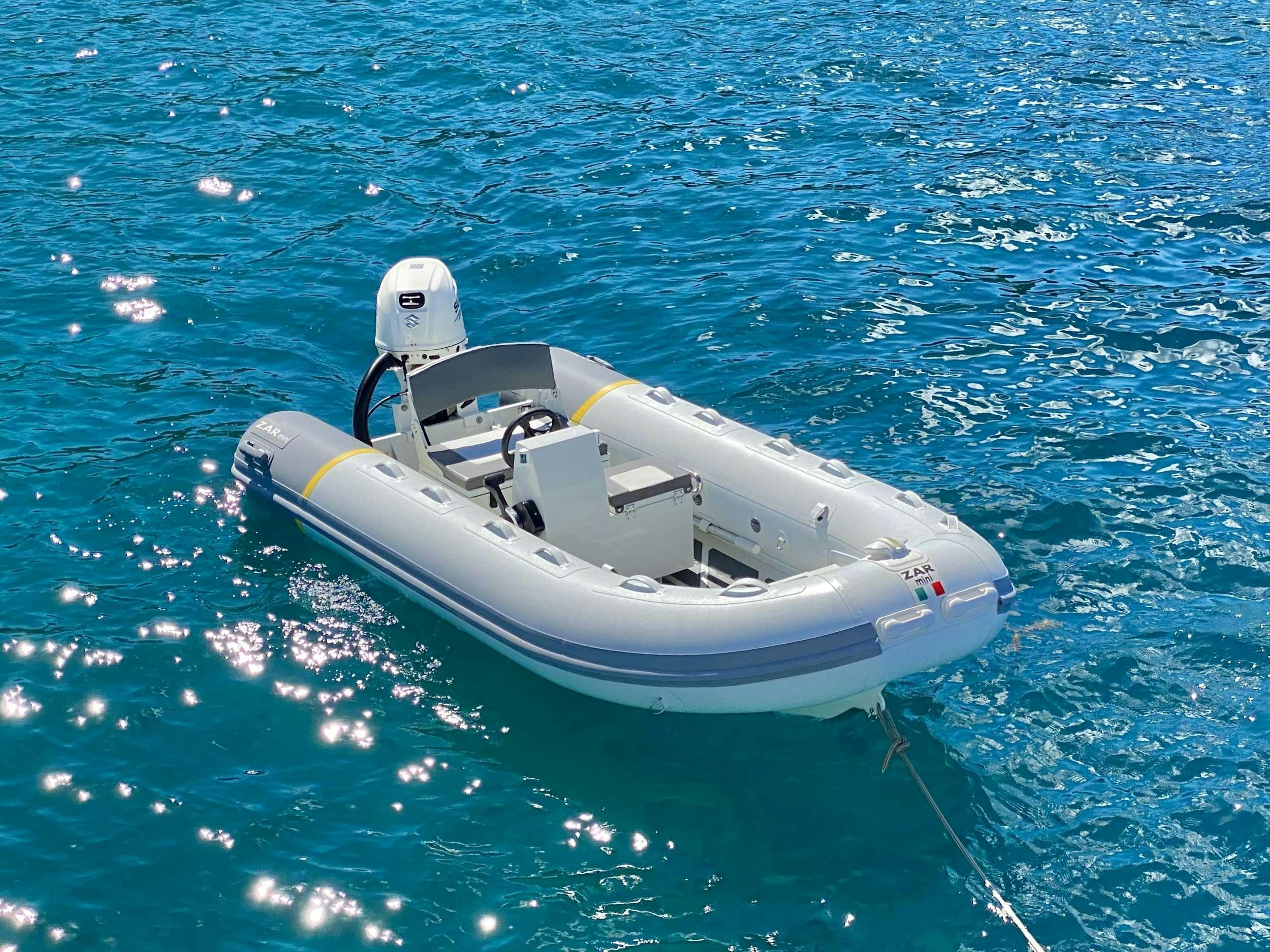 a boat in the water aboard KATRINA Yacht for Charter