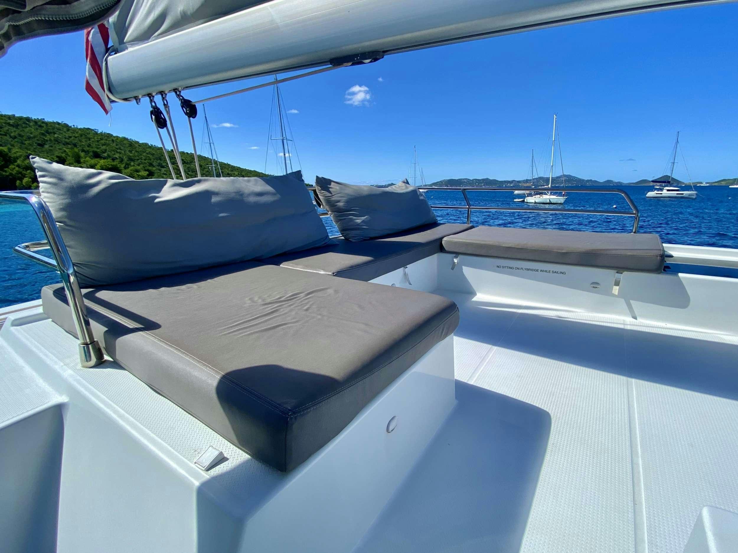 a boat on the water aboard KATRINA Yacht for Charter