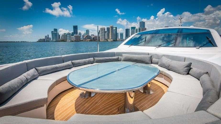 a boat on the water aboard DOUBLE SHOT Yacht for Charter