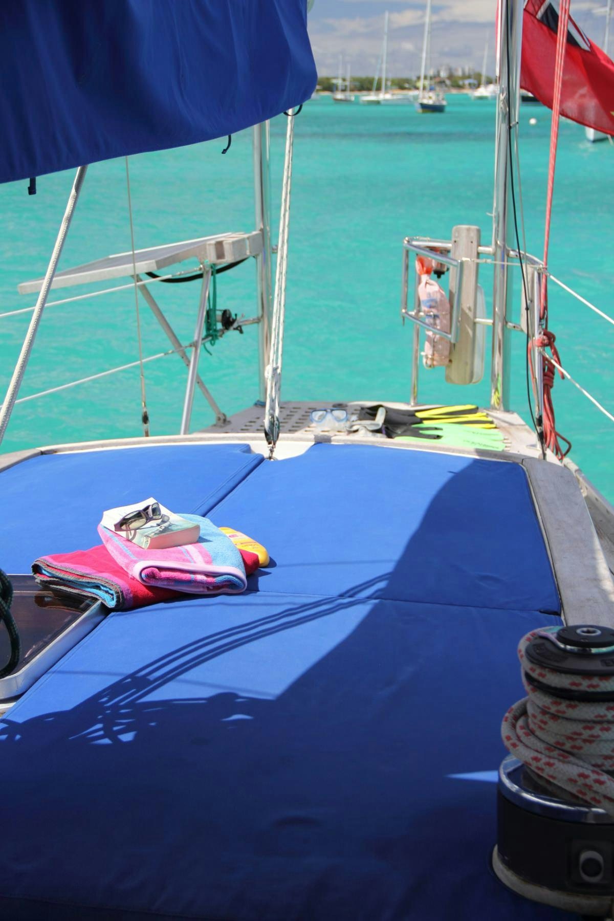 a boat on the water aboard EMILY MORGAN Yacht for Charter