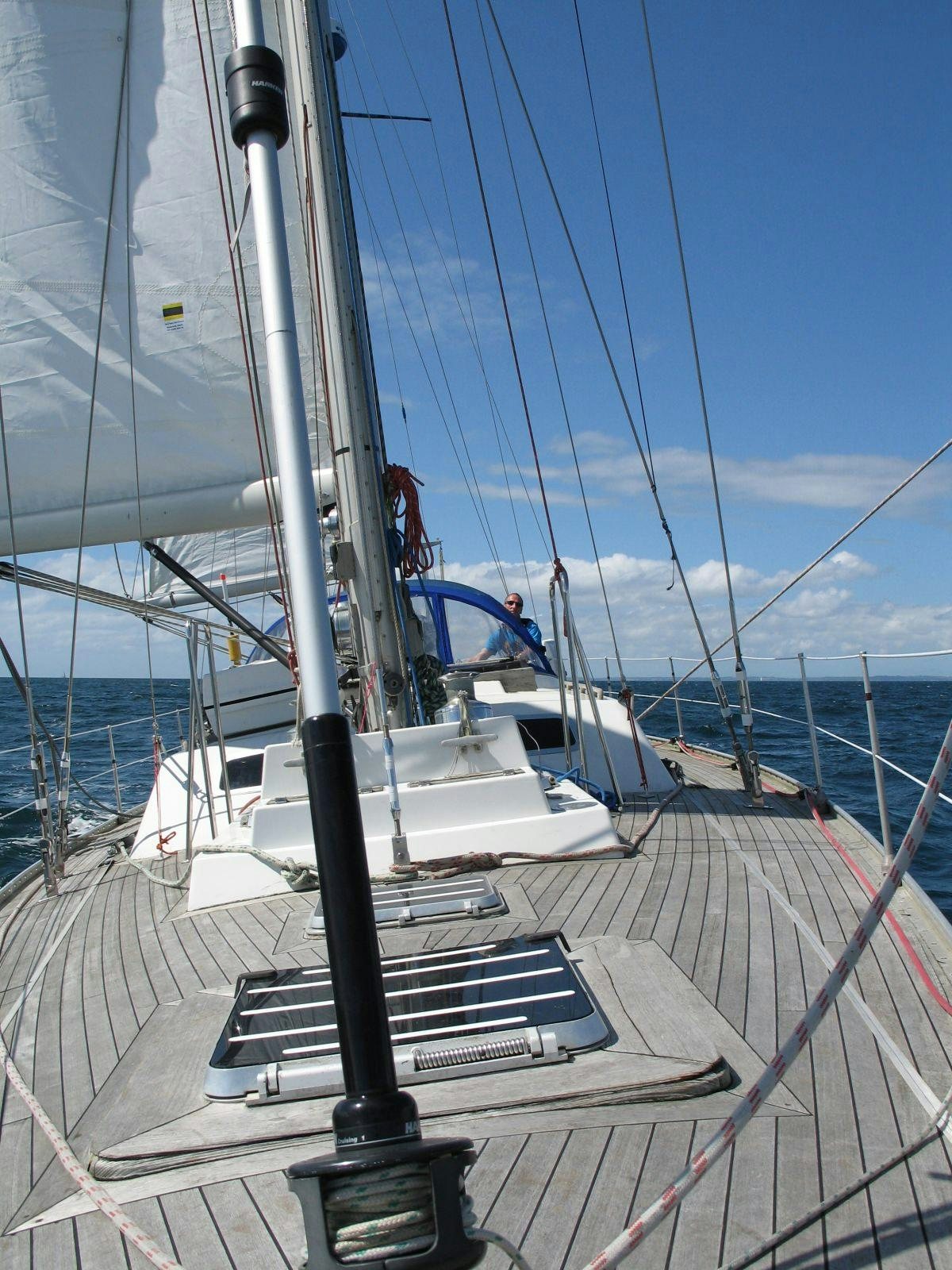 a boat on the water aboard EMILY MORGAN Yacht for Charter