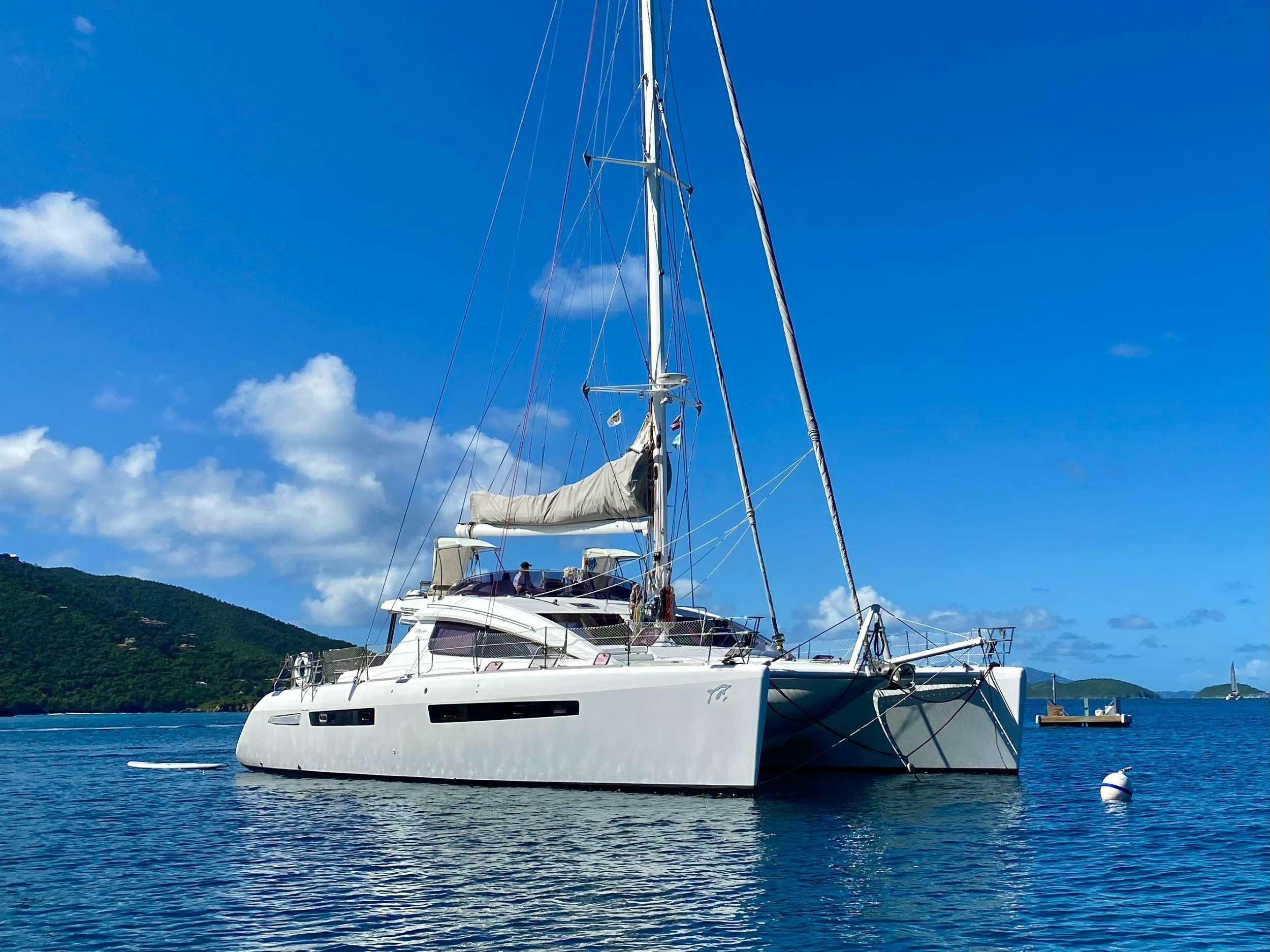 a boat on the water aboard TRES SUENOS Yacht for Charter