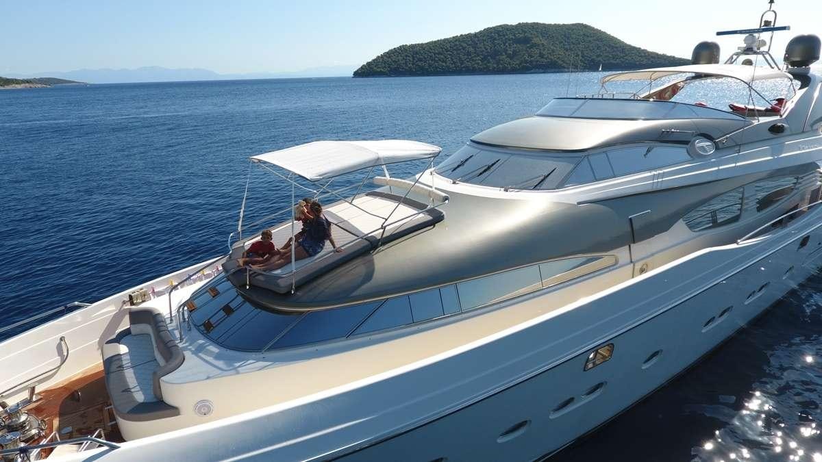 a boat on the water aboard ALBATOR 2 Yacht for Charter