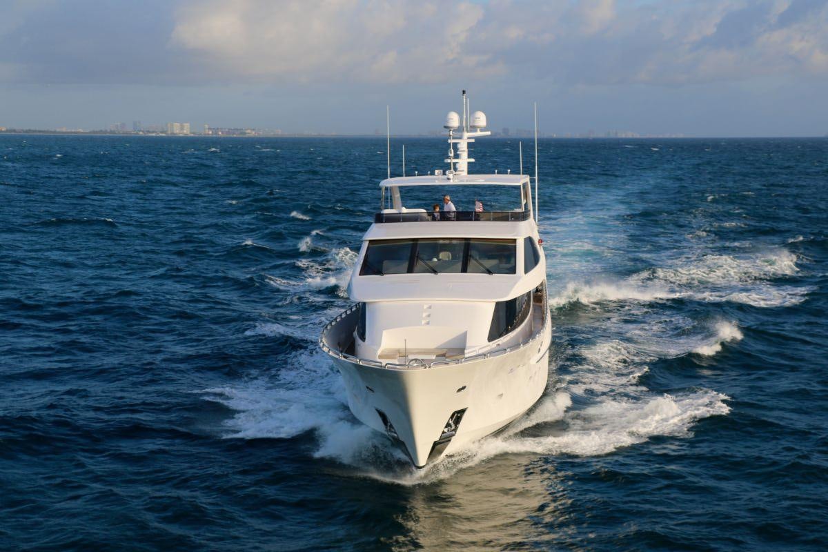 a boat on the water aboard RENAISSANCE Yacht for Charter