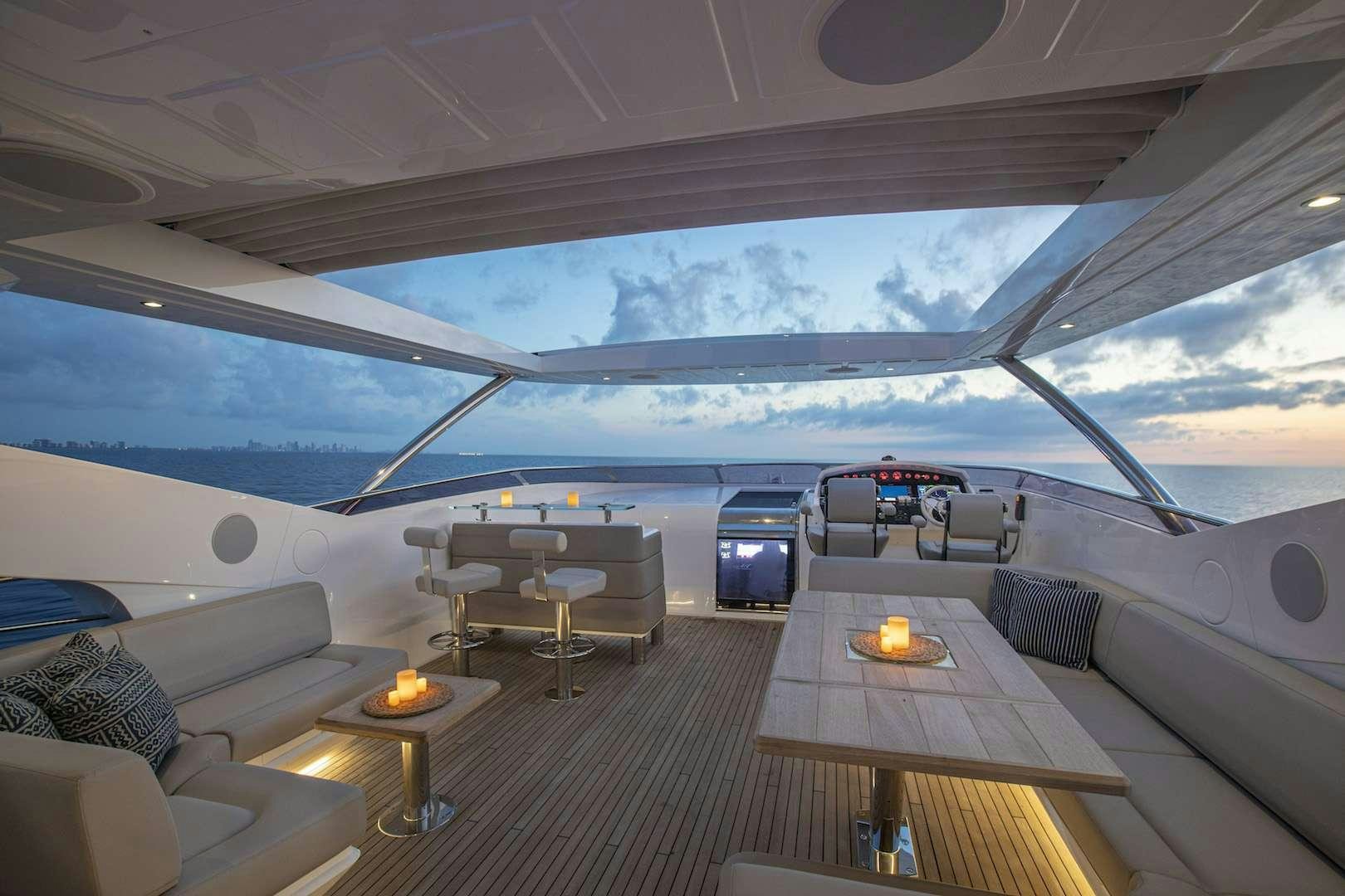 inside of a boat aboard PERSEVERANCE 3 Yacht for Charter