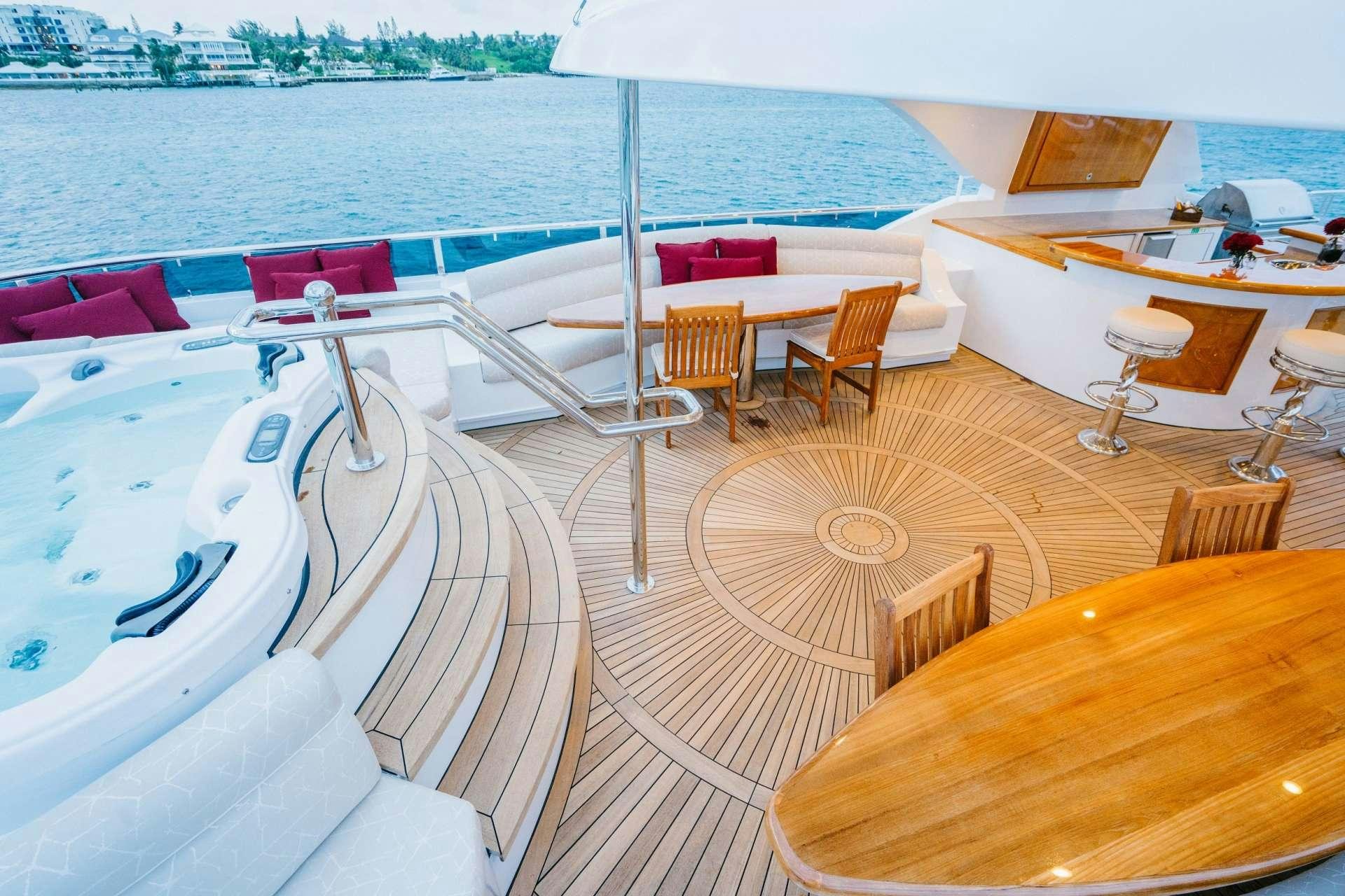 a boat on the water aboard EXCELLENCE Yacht for Charter