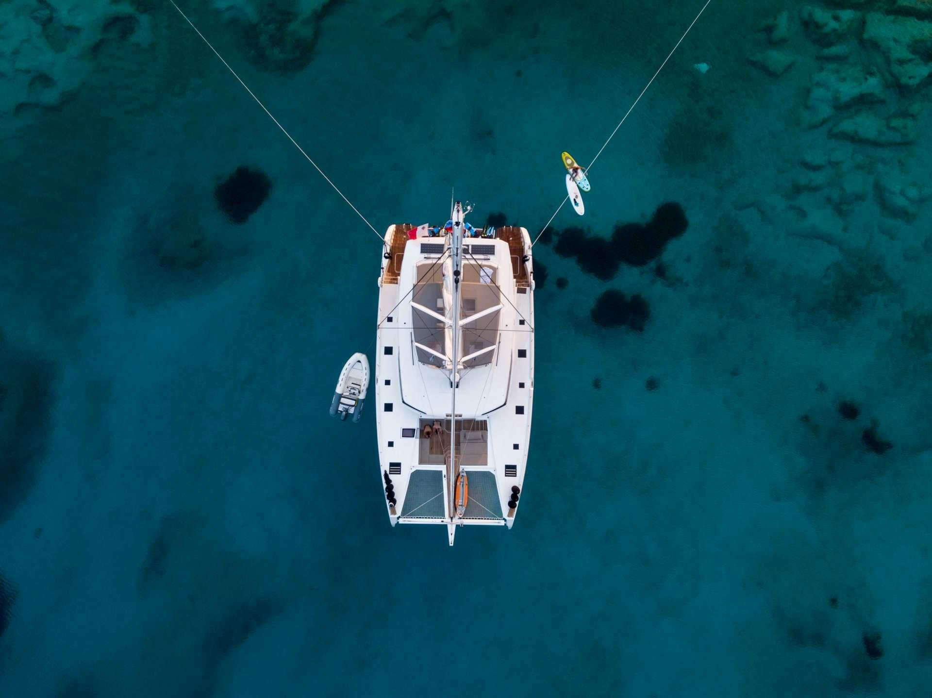 a space shuttle in the water aboard SERENISSIMA Yacht for Charter