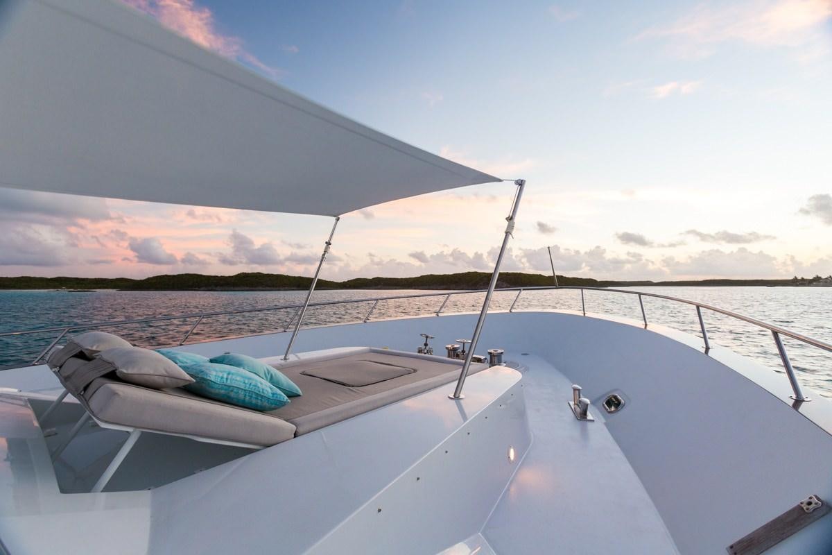 a boat on the water aboard UNBRIDLED Yacht for Charter