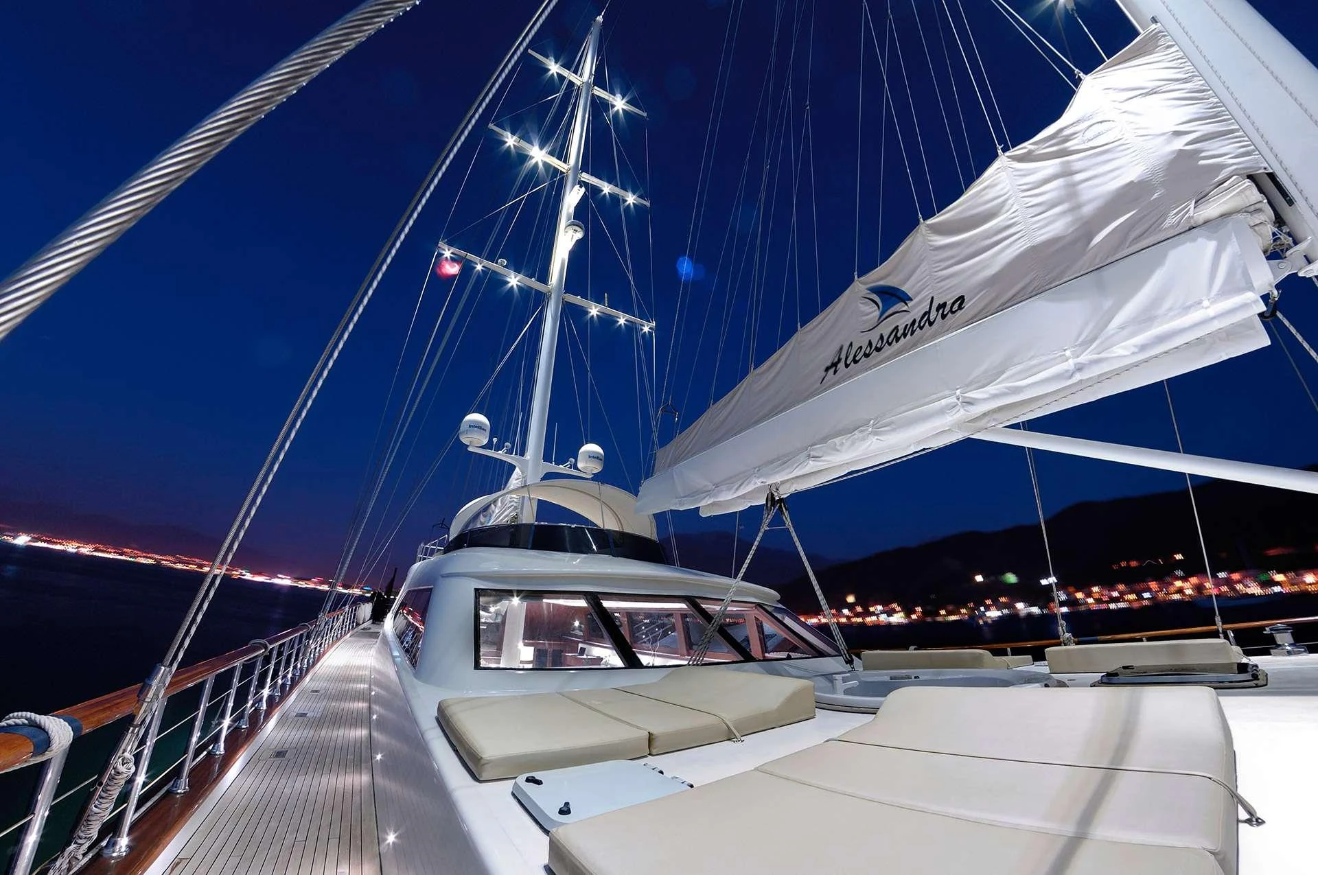 a boat on the water aboard ALESSANDRO I Yacht for Charter