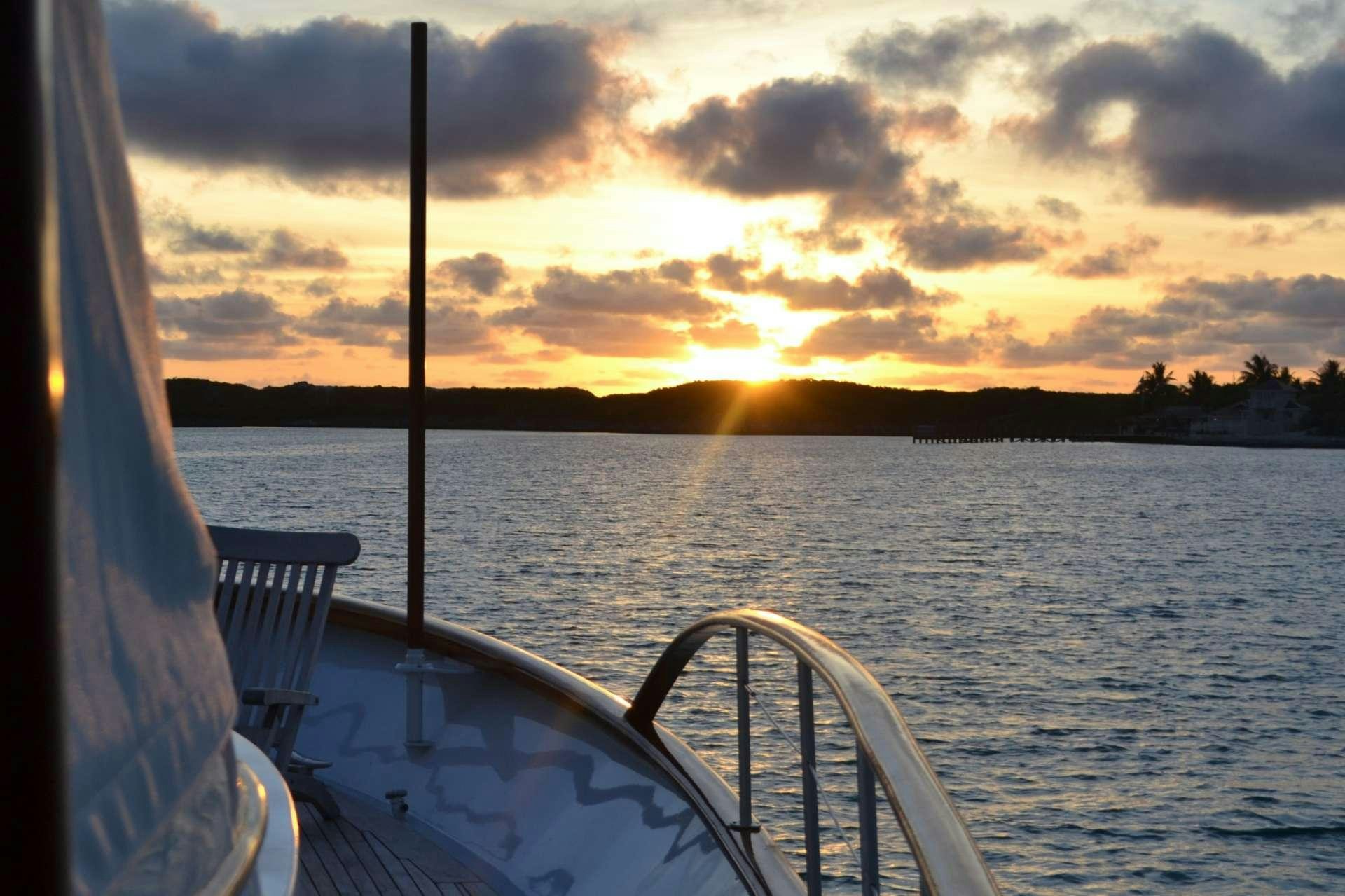 a boat on the water aboard BONAPARTE Yacht for Charter