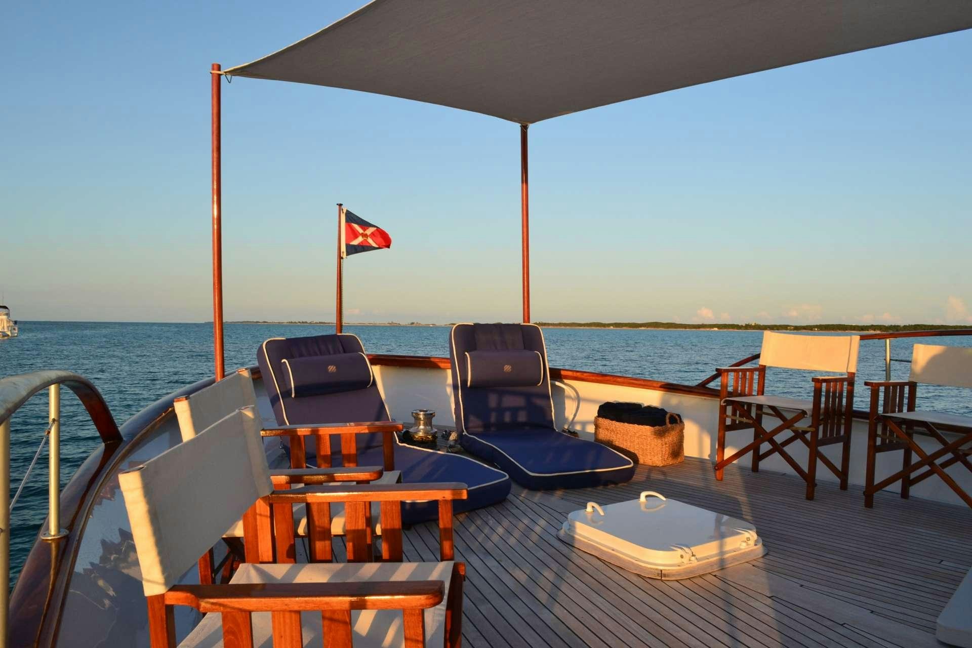 a boat on the water aboard BONAPARTE Yacht for Charter