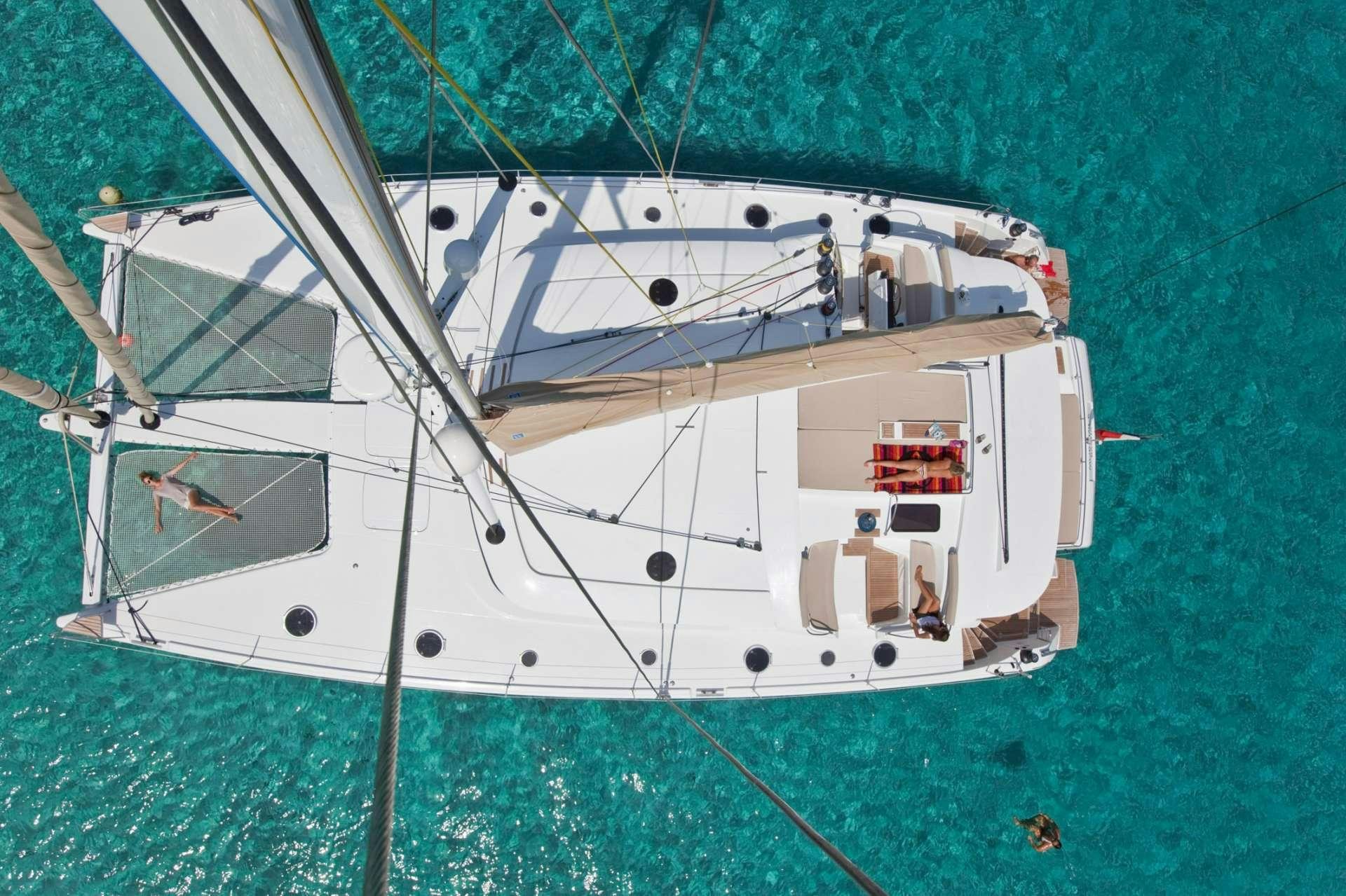 a white and black satellite aboard MOBY DICK Yacht for Charter