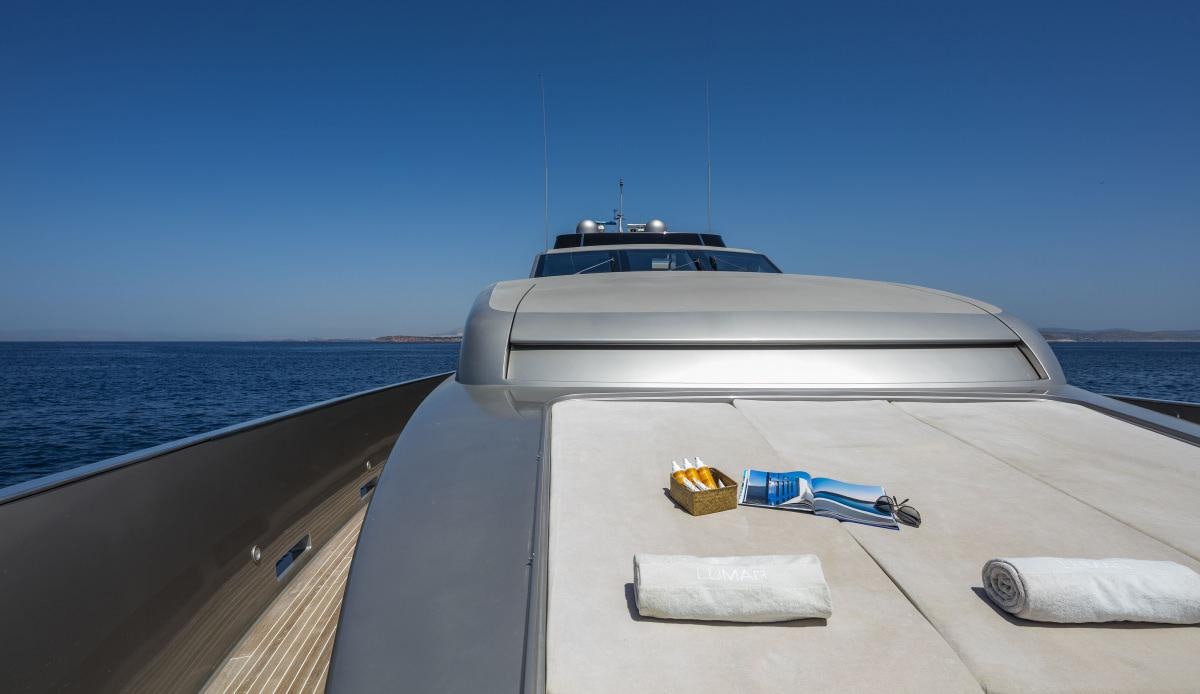 a boat on a boat aboard XANAX Yacht for Charter
