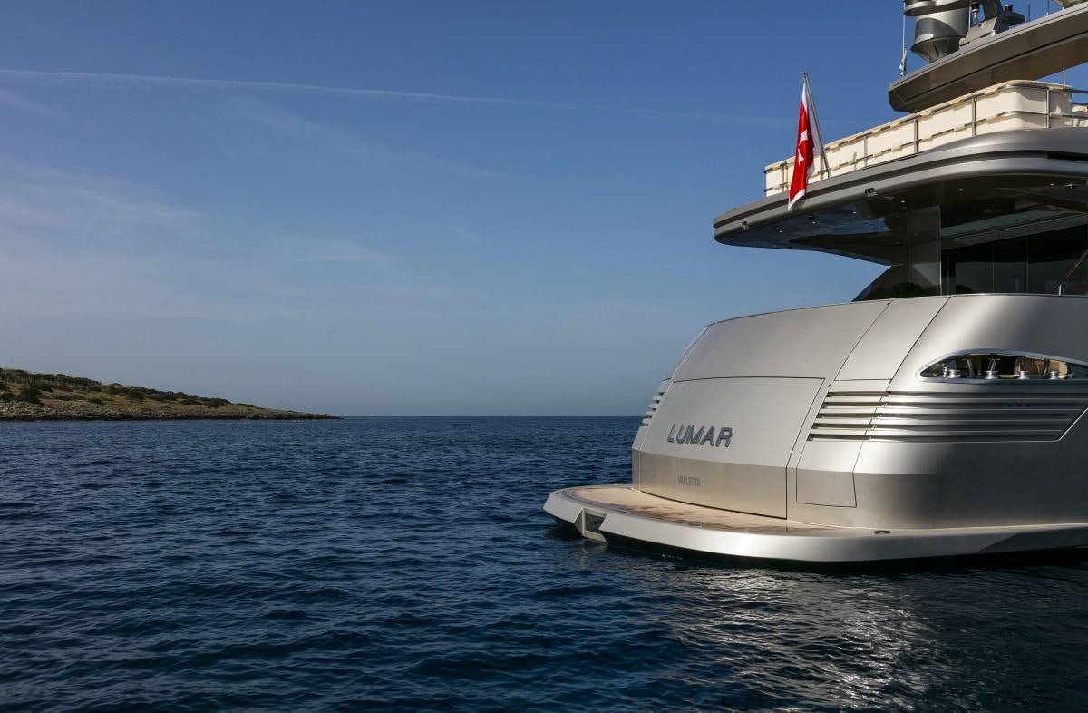 a boat on the water aboard XANAX Yacht for Charter