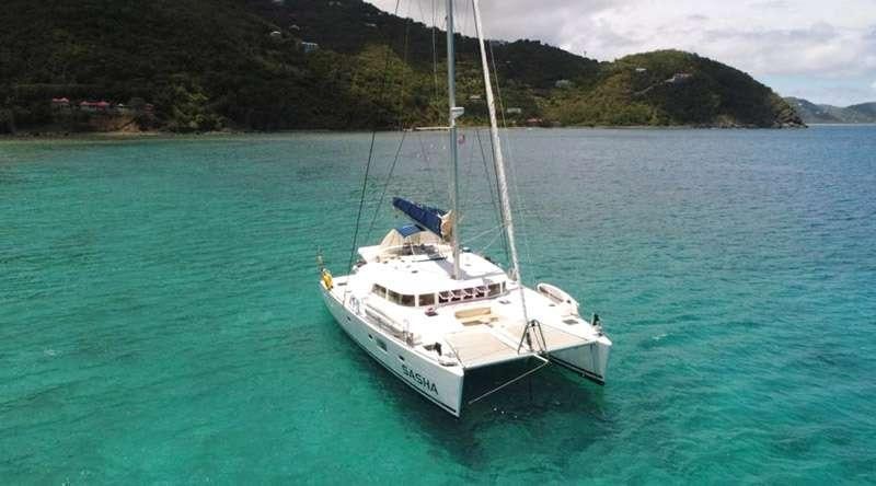 a boat in the water aboard SASHA Yacht for Charter