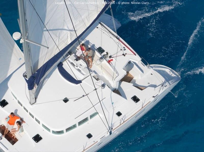 a white boat with people on it aboard SASHA Yacht for Charter