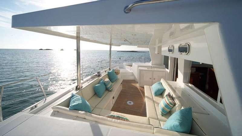 a boat on the water aboard SASHA Yacht for Charter