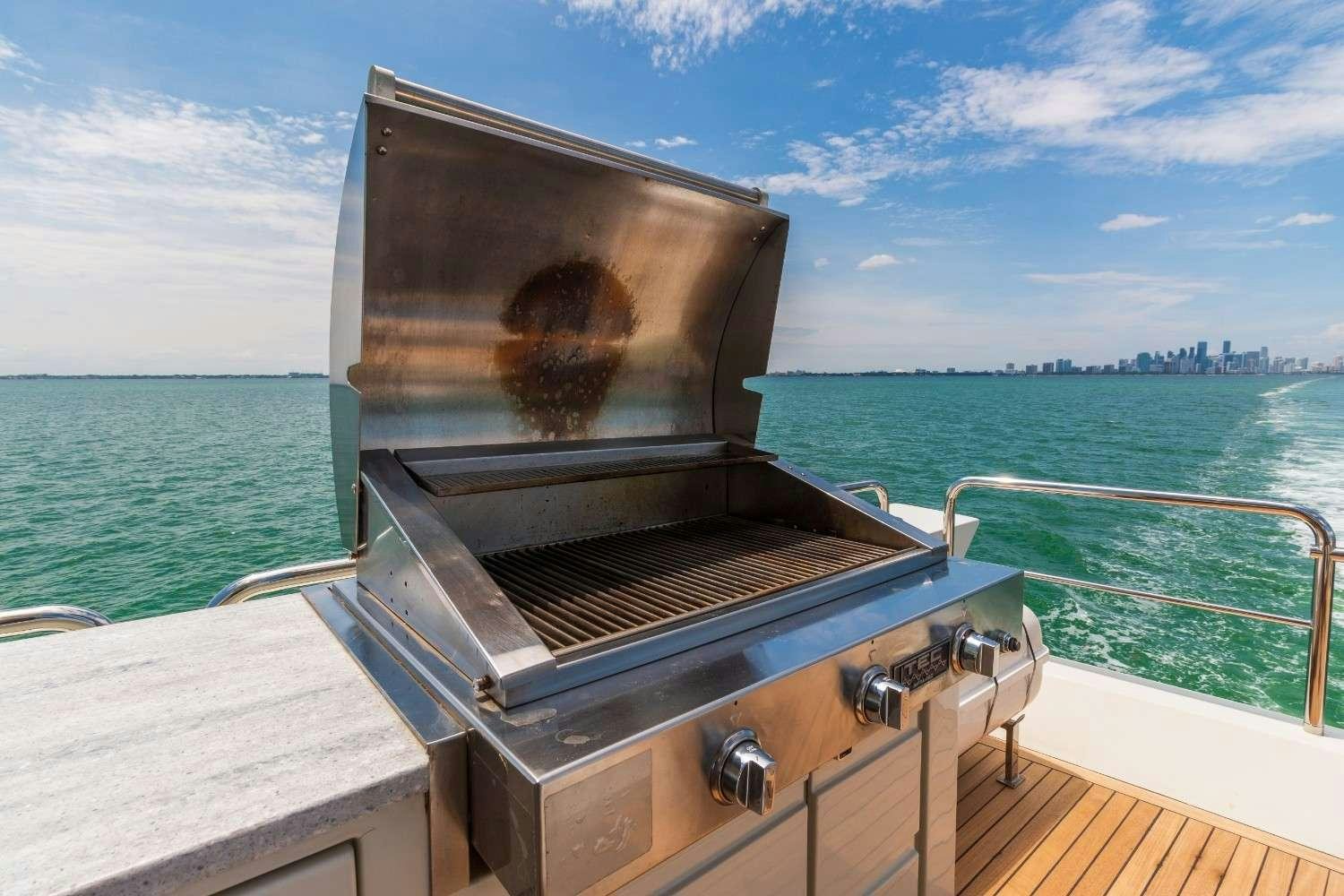 a boat on the water aboard Scarlet Yacht for Charter