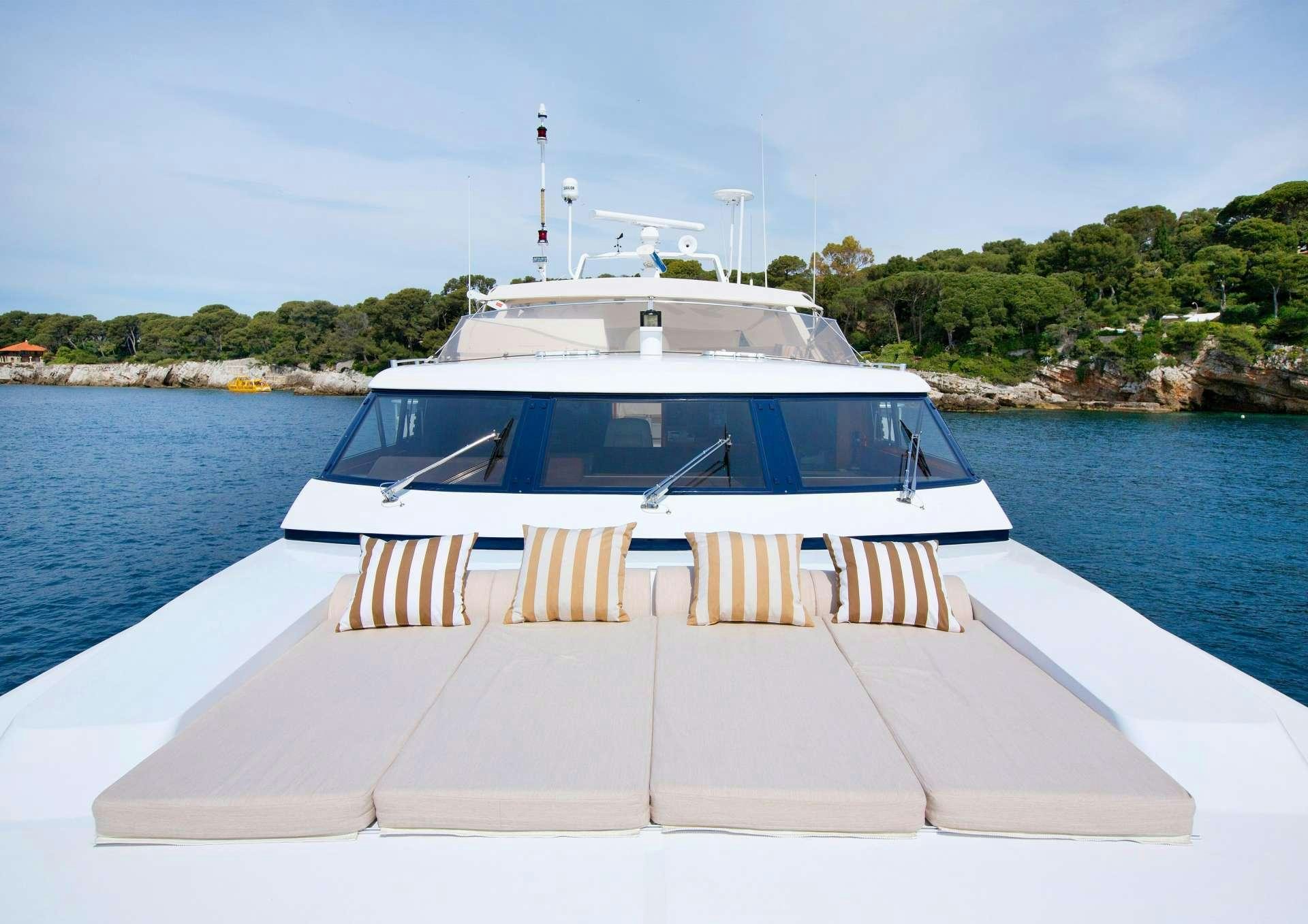 a boat on the water aboard SUNLINER X Yacht for Charter