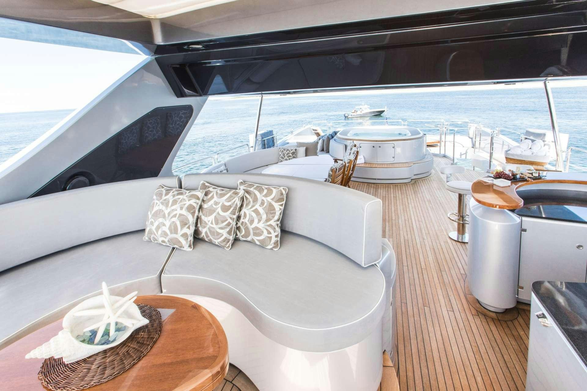 a boat on the water aboard TAIL LIGHTS Yacht for Charter