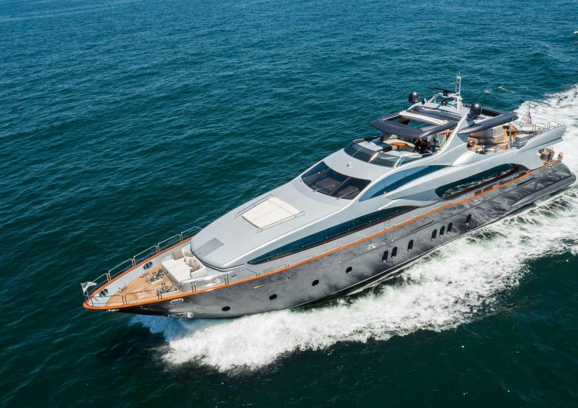 a boat on the water aboard TAIL LIGHTS Yacht for Charter