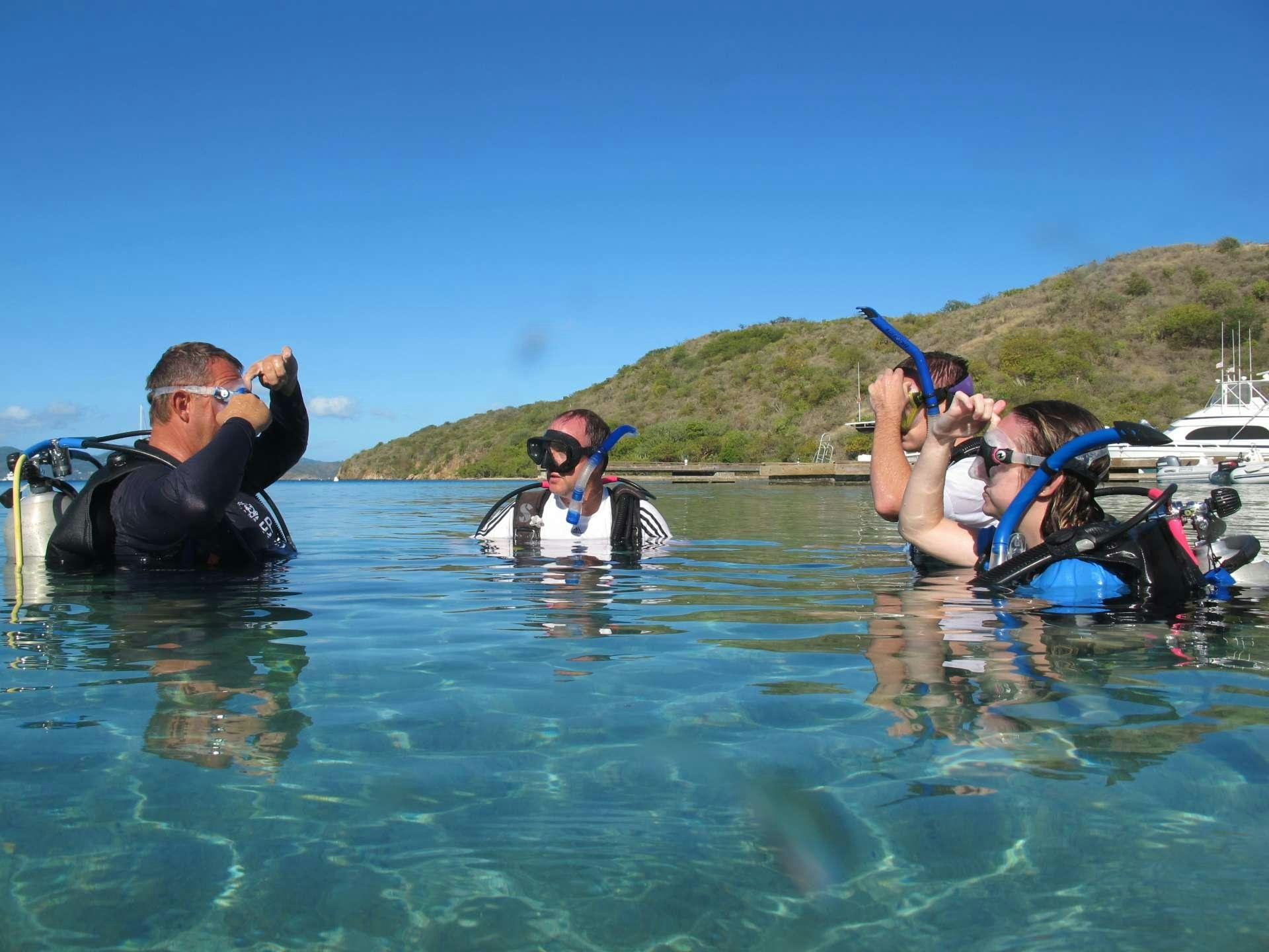 people in the water aboard THE BIG DOG Yacht for Charter
