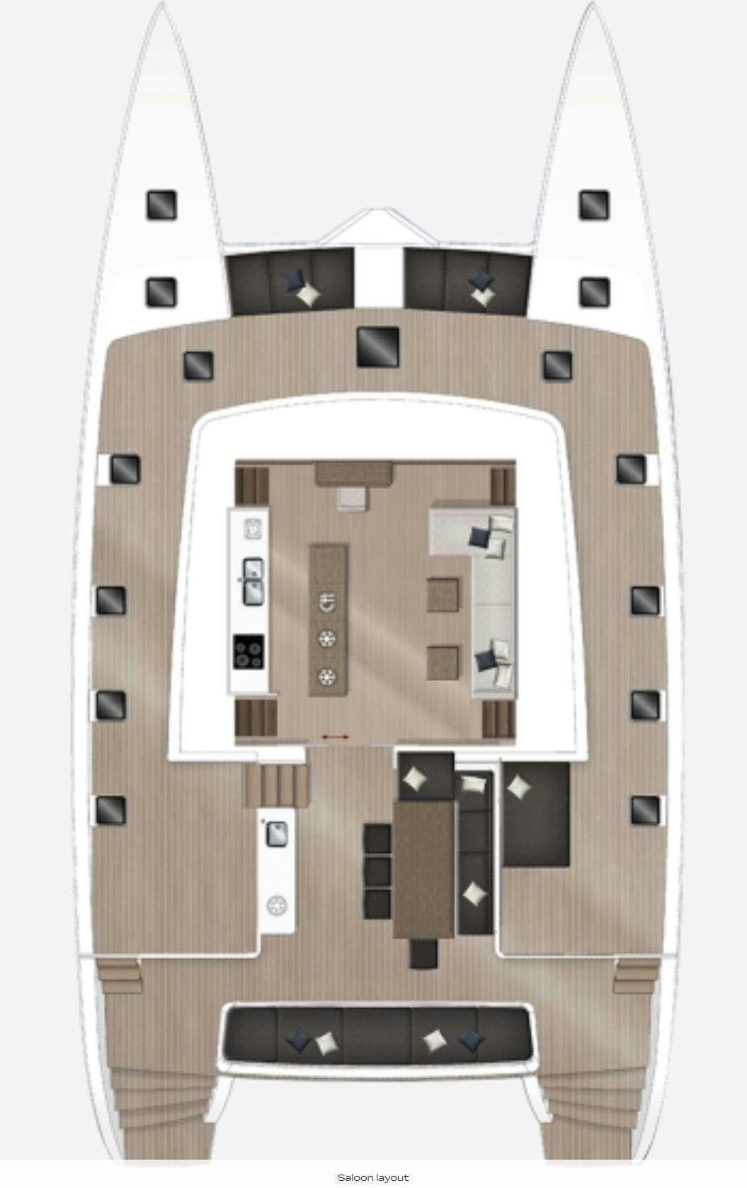 a white and black electronic device aboard LONG MONDAY Yacht for Charter