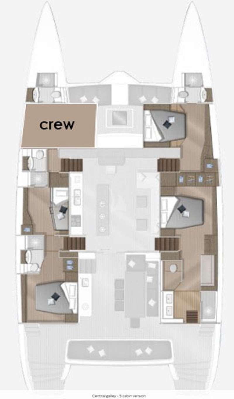 diagram, engineering drawing aboard LONG MONDAY Yacht for Charter