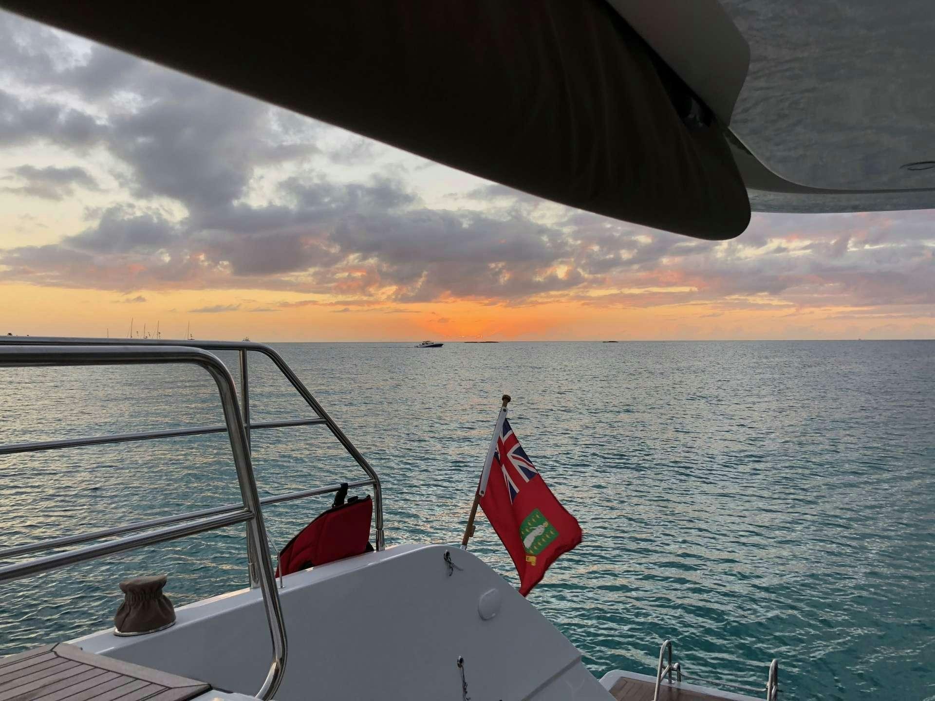 a boat on the water aboard LONG MONDAY Yacht for Charter