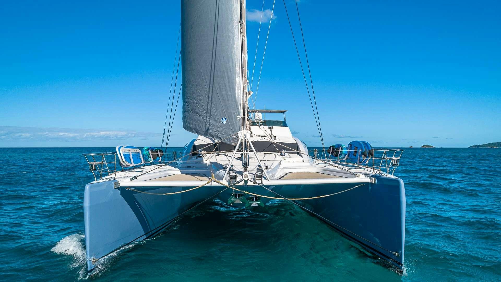 a boat on the water aboard SUR L'EAU Yacht for Charter