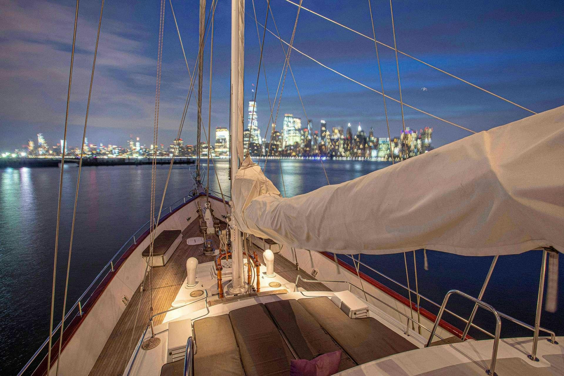 a sailboat on the water aboard ARABELLA II Yacht for Charter