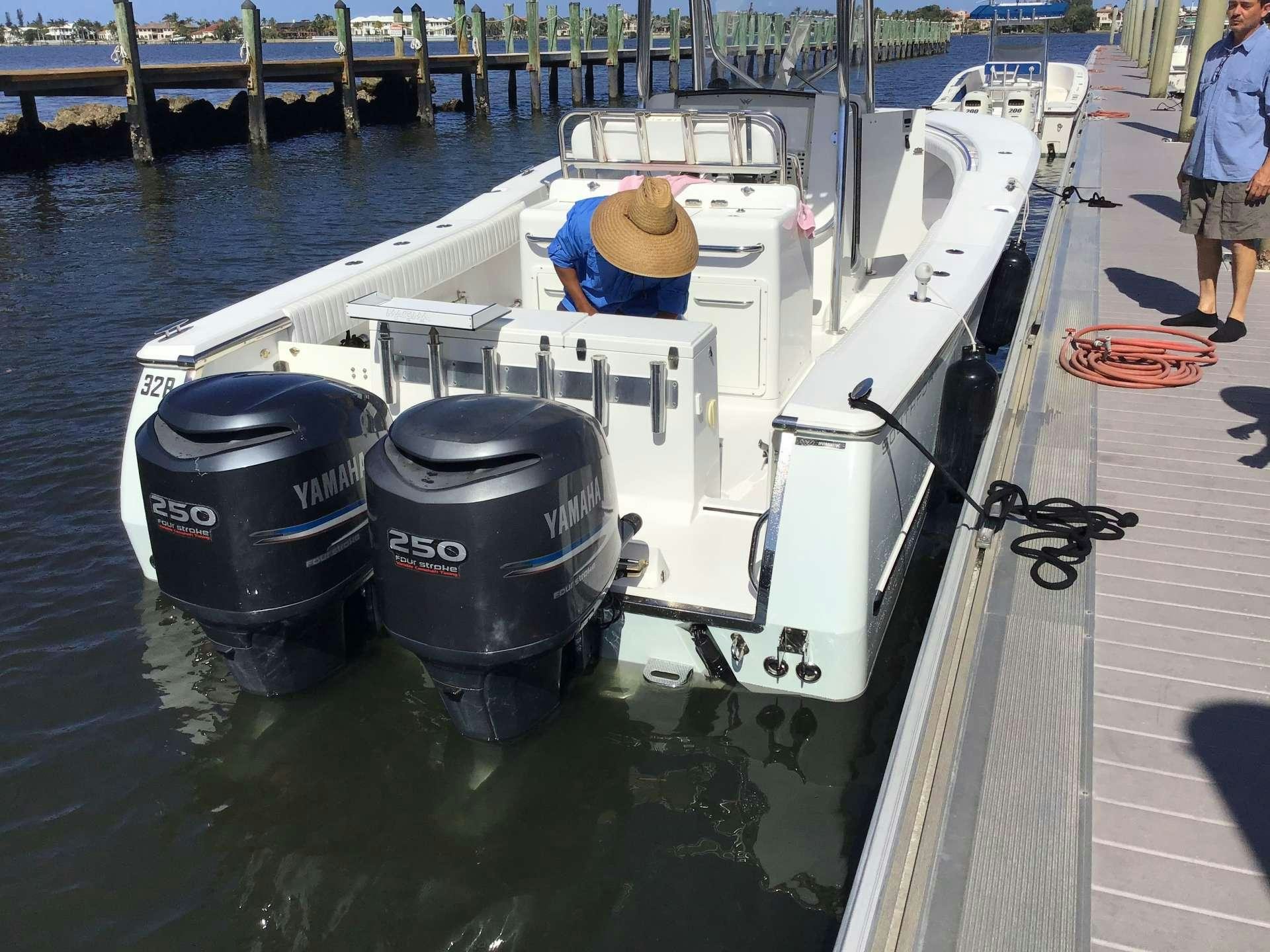 a boat on the water aboard DENISE ROSE Yacht for Charter