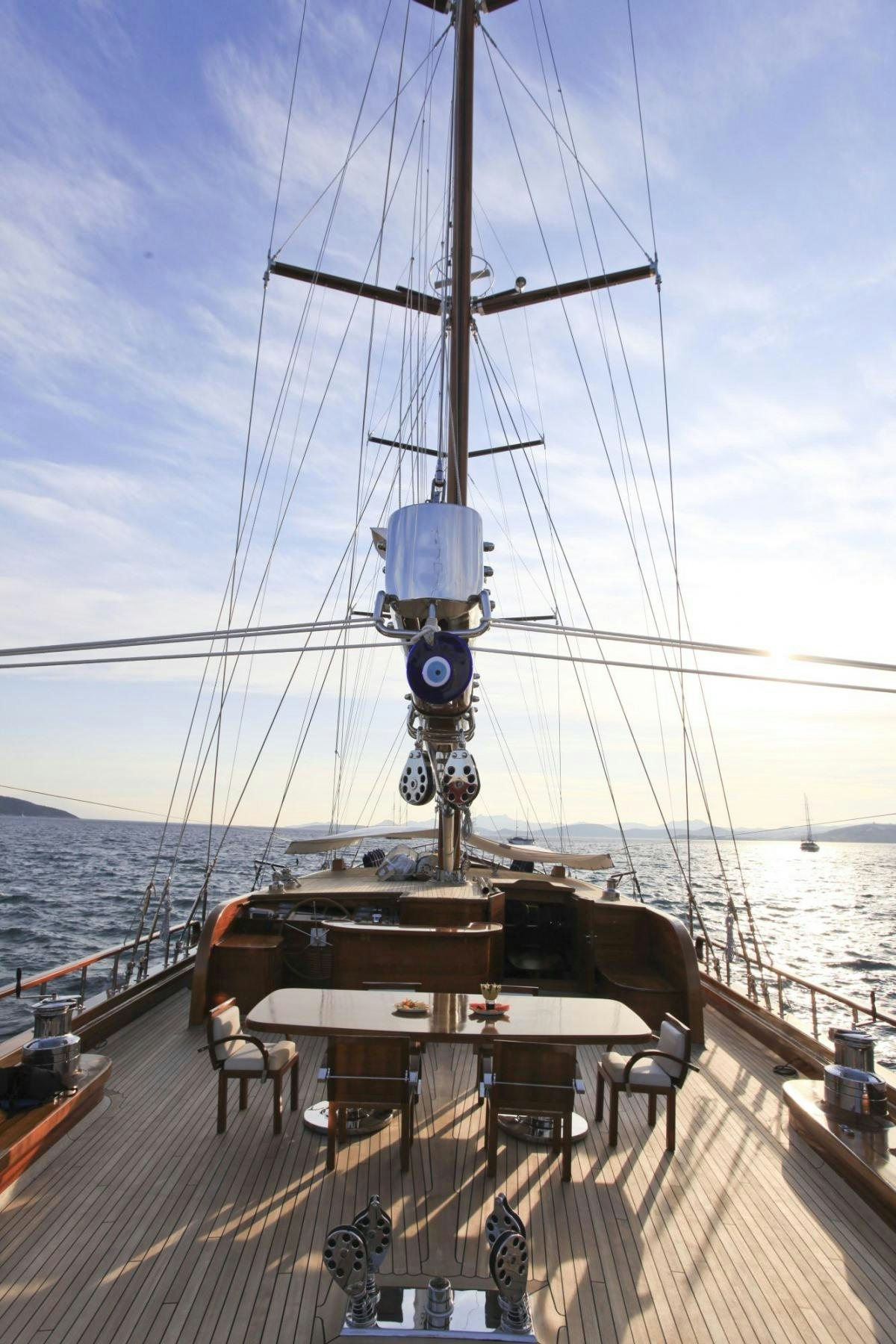 a boat on the water aboard CAKIRYILDIZ Yacht for Charter