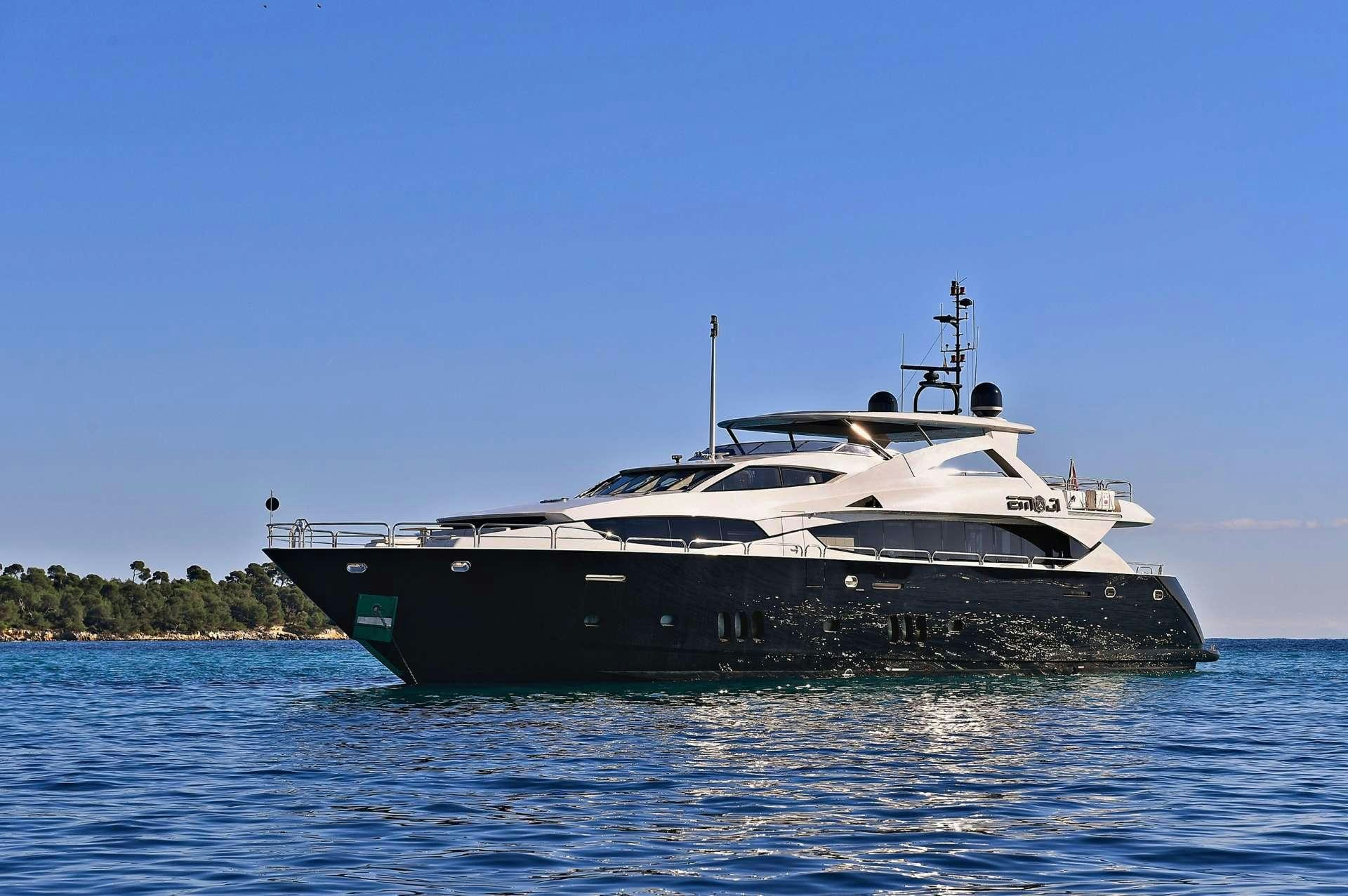 a boat on the water aboard TENACITY Yacht for Charter