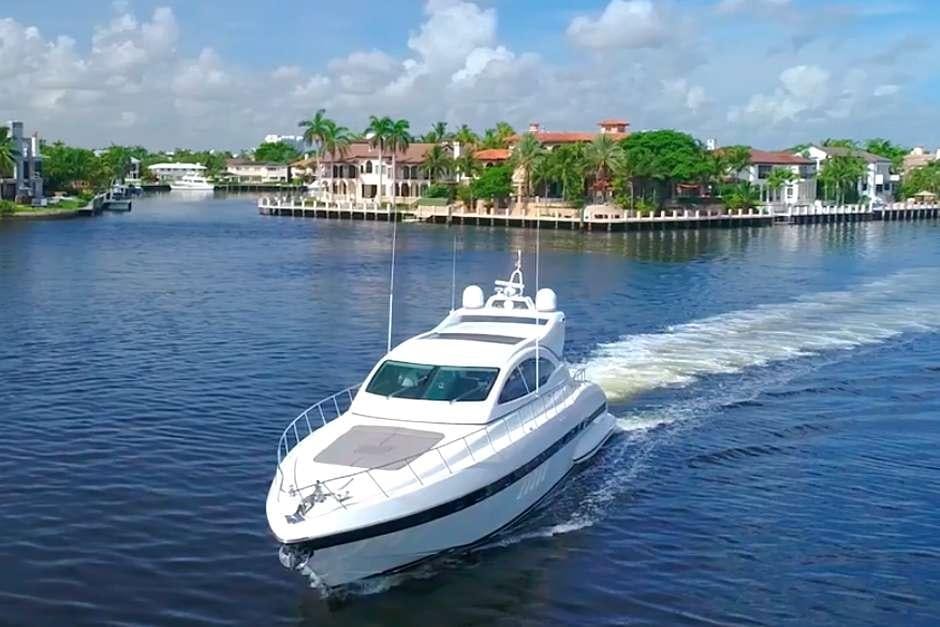 a boat on the water aboard YCM Yacht for Charter